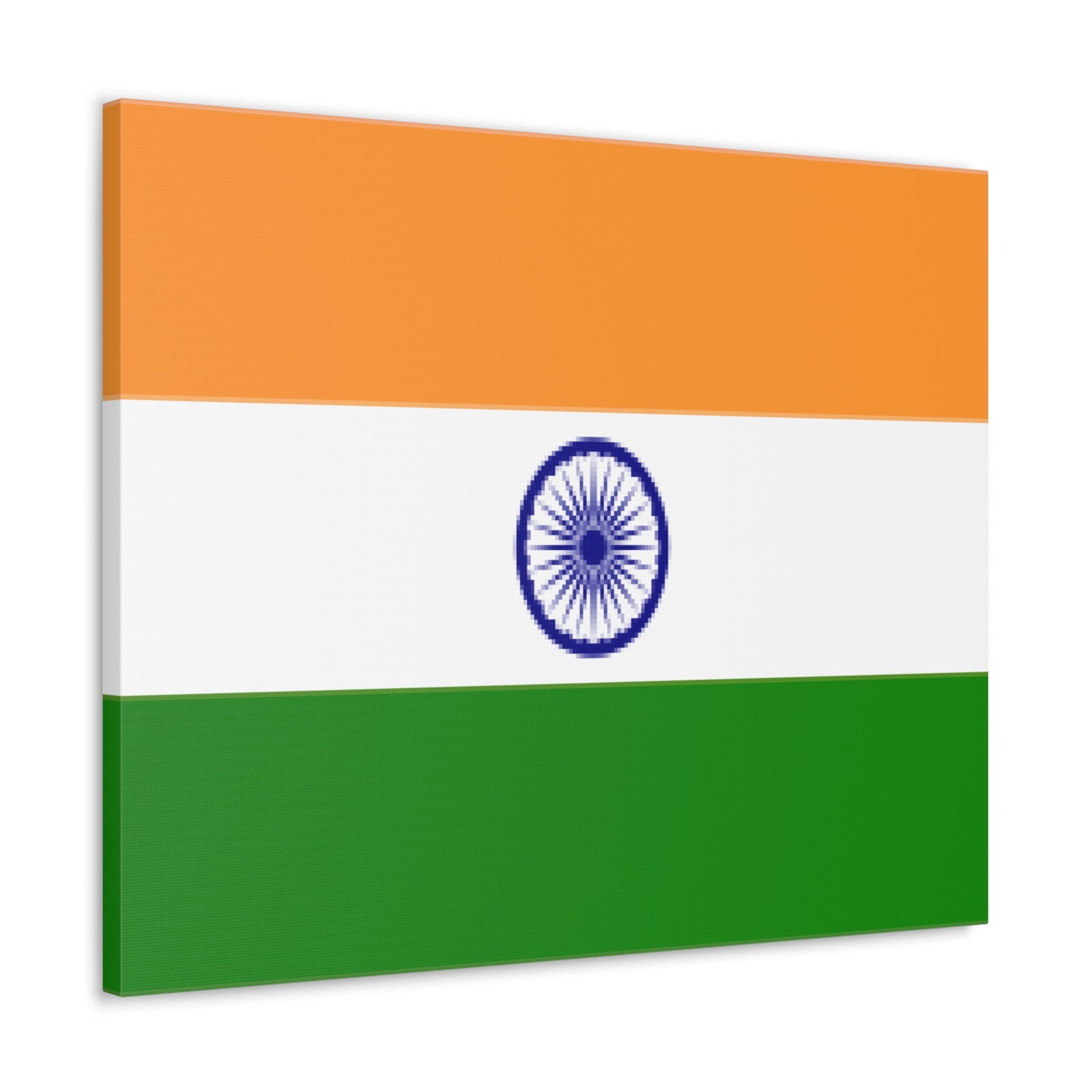 India Country Flag Canvas Vibrant Wall Art Unframed Home Decor-Express Your Love Gifts