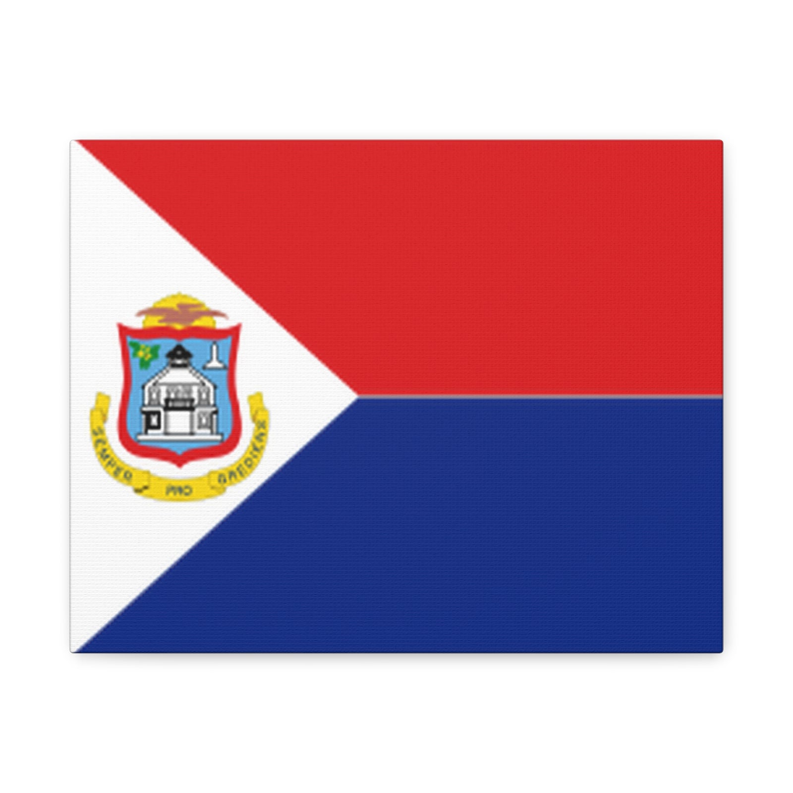 Sint Maarten Country Flag Canvas Vibrant Wall Art Unframed Home Decor-Express Your Love Gifts