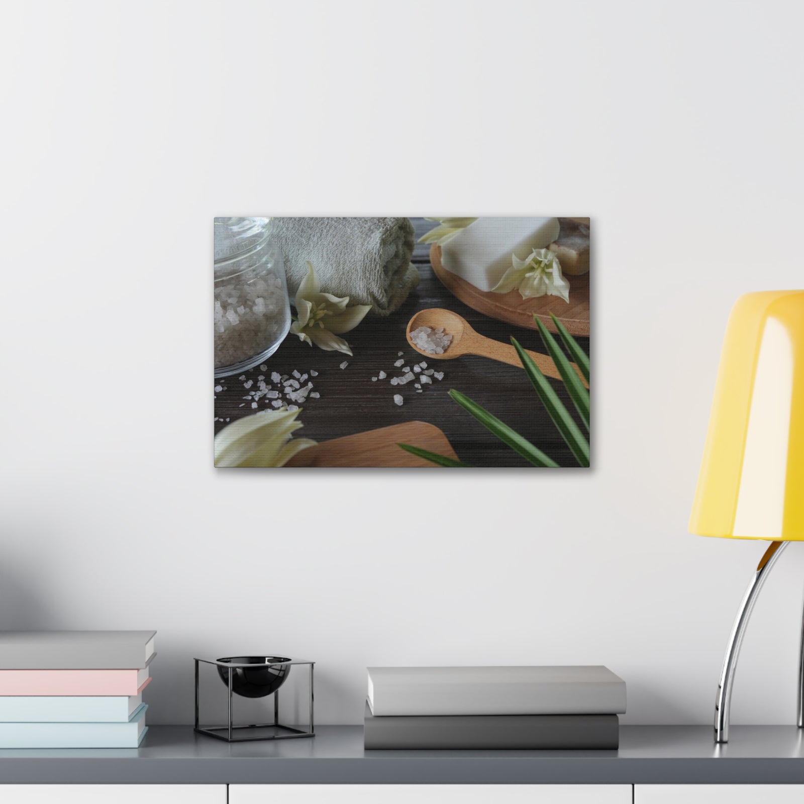 Natural Handmade Soap Forest Floral Nature Photography Canvas Wall Art for Home Decor Ready-to-Hang-Express Your Love Gifts