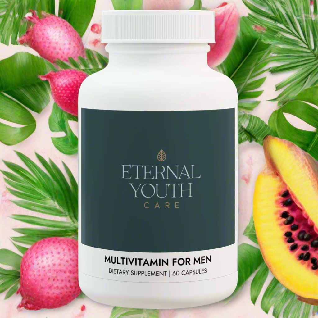 Eternal Youth Care Men’s Multivitamin – Energy, Performance & Immune Support Non-GMO, Corn-Free (60 Capsules)-Express Your Love Gifts