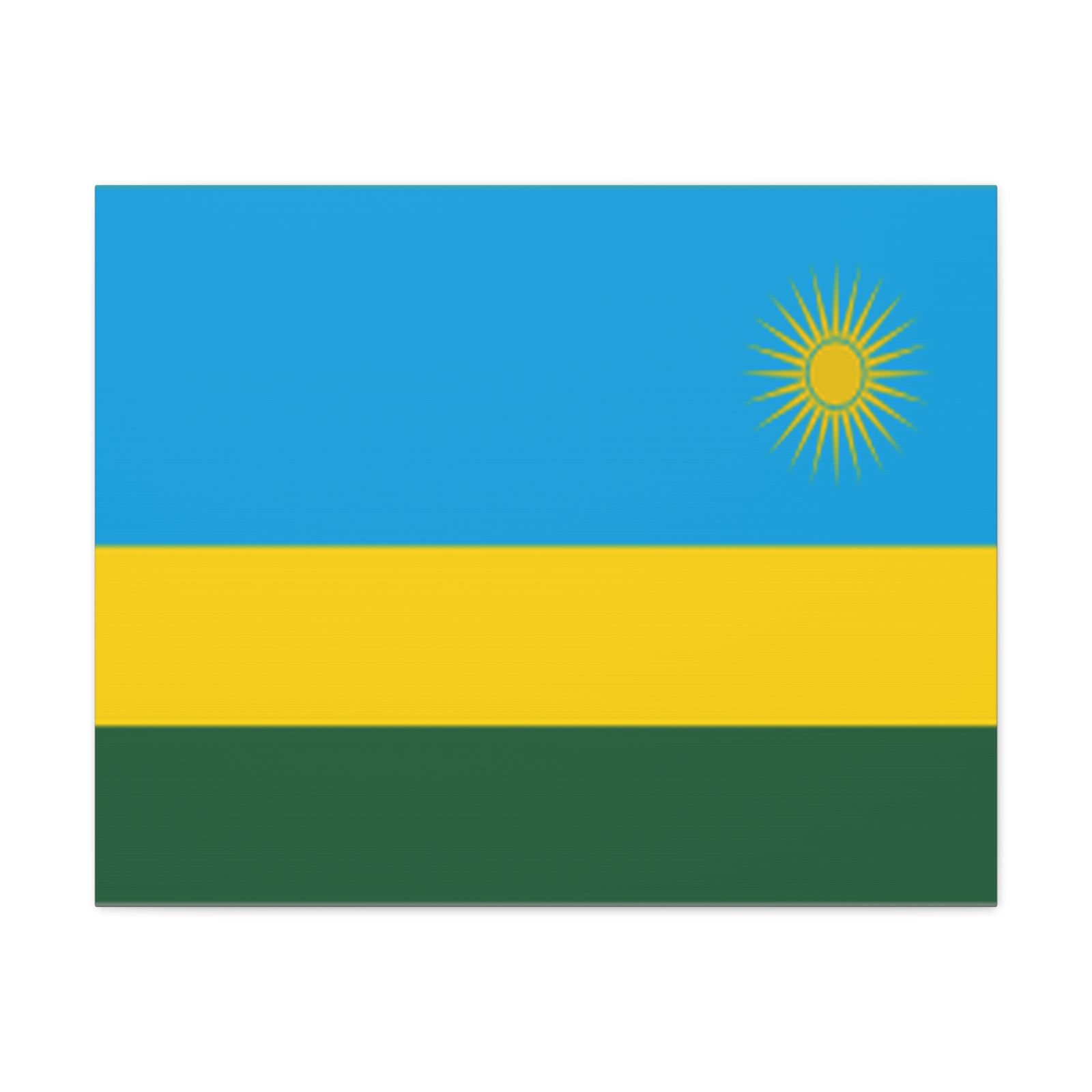 Rwanda Country Flag Canvas Vibrant Wall Art Unframed Home Decor-Express Your Love Gifts