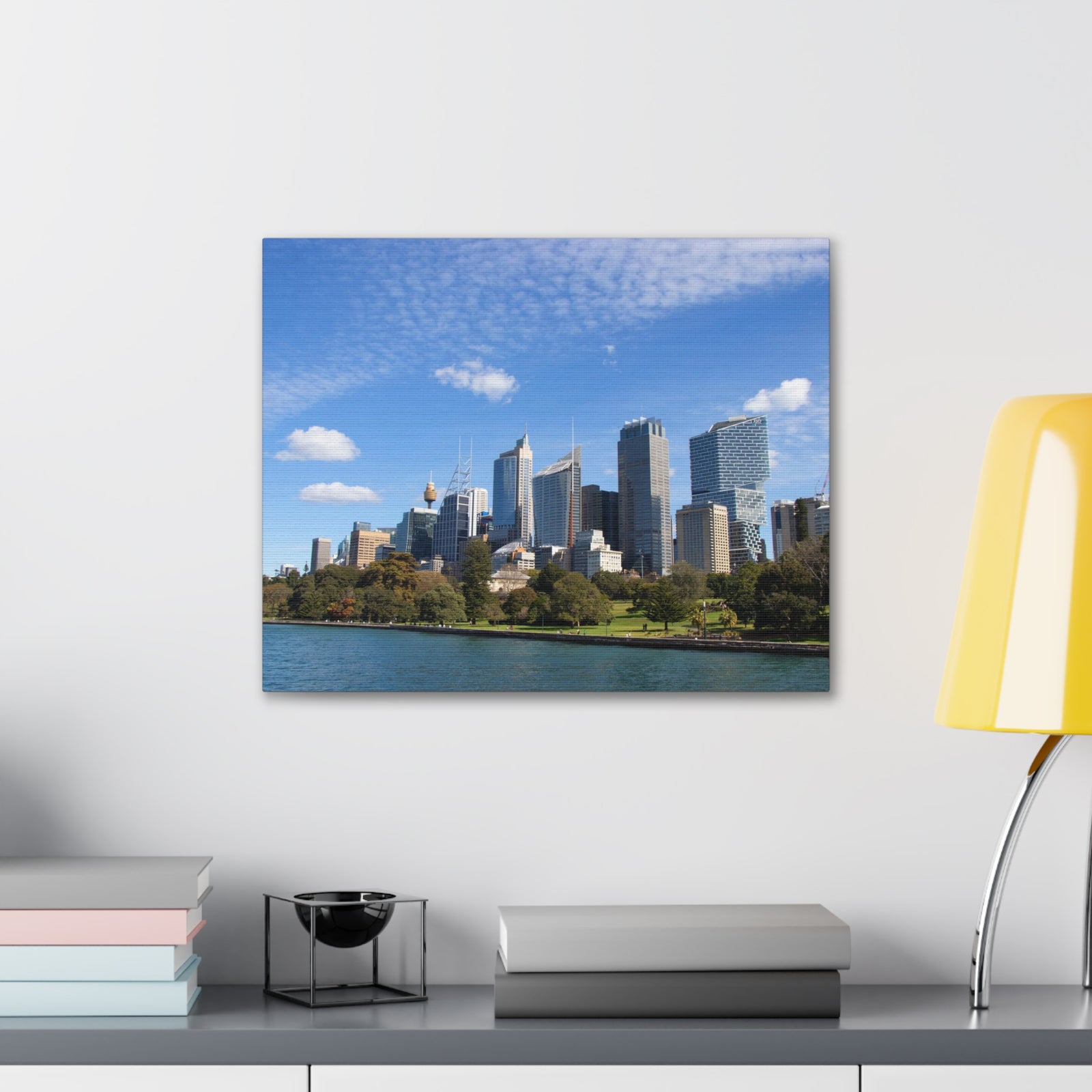 Sydney Daytime Skyline Canvas Artwork High-Quality Breathtaking Stunning Cityscape for Home Decor Ready to Hang-Express Your Love Gifts