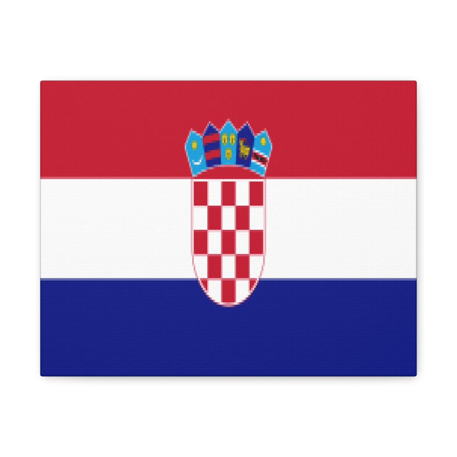 Croatia Country Flag Canvas Vibrant Wall Art Unframed Home Decor-Express Your Love Gifts
