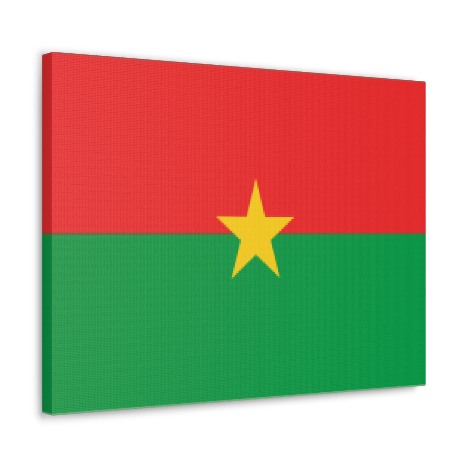 Burkina Faso Country Flag Canvas Vibrant Wall Art Unframed Home Decor-Express Your Love Gifts