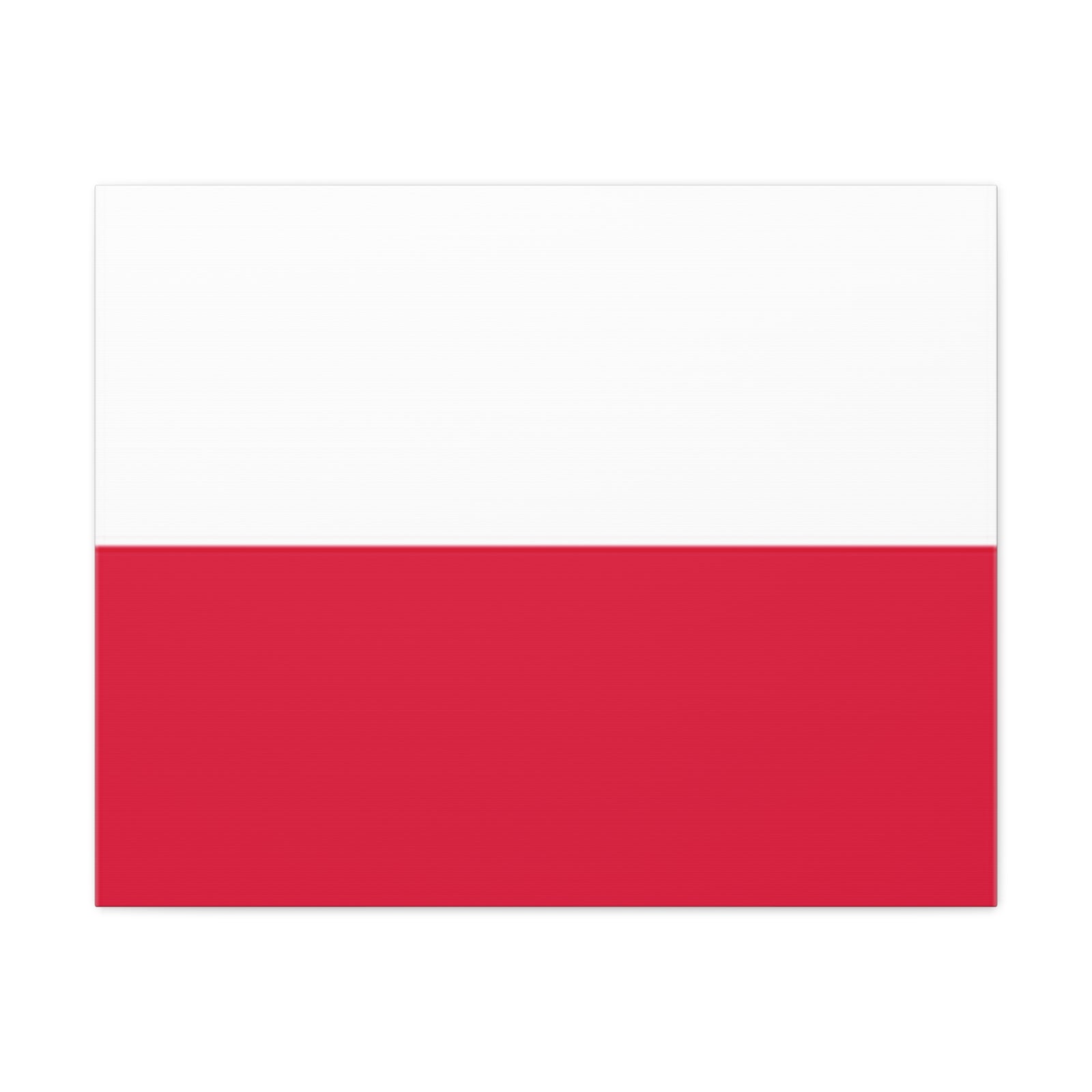 Poland Country Flag Canvas Vibrant Wall Art Unframed Home Decor-Express Your Love Gifts