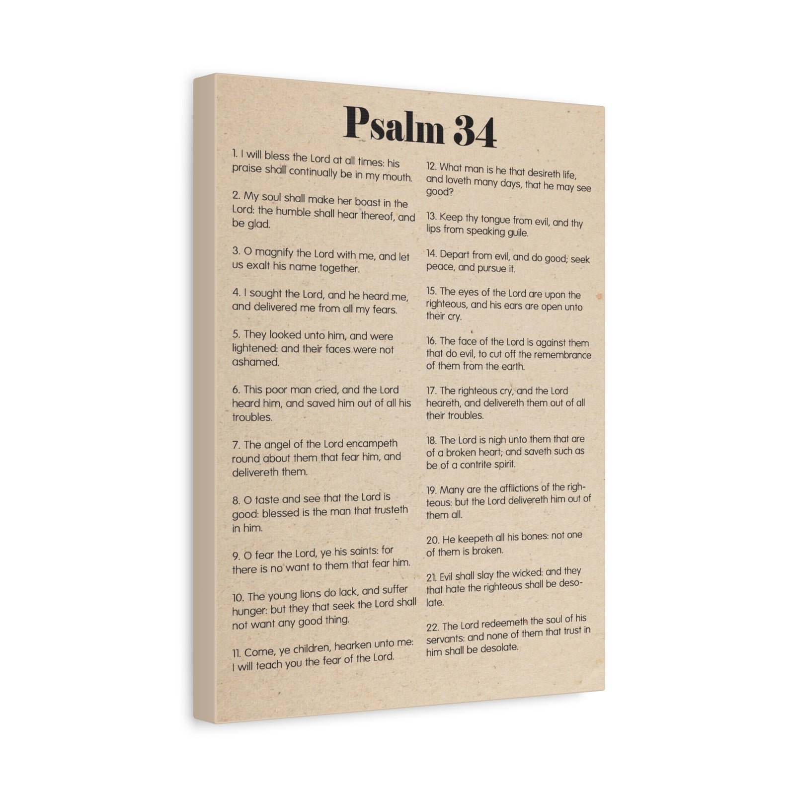 Scripture Walls Brokenness to Wholeness Psalm 34:3 Christian Wall Art Print Ready to Hang-Express Your Love Gifts