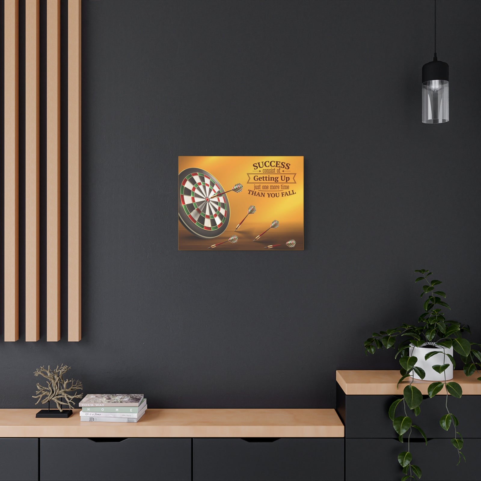 Inspirational Quote Canvas Success Wall Art Motivational Motto Inspiring Prints Artwork Decor Ready to Hang-Express Your Love Gifts