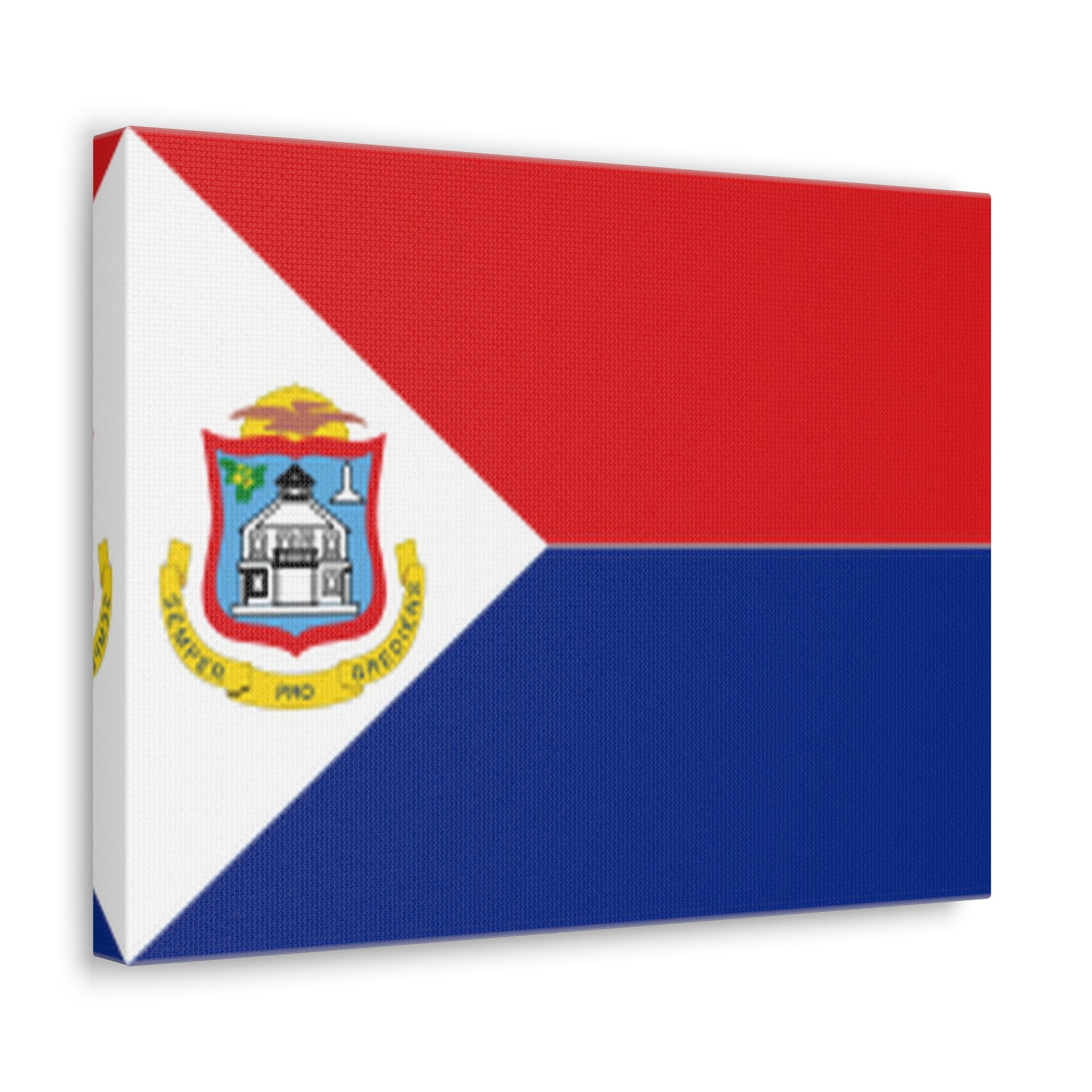 Sint Maarten Country Flag Canvas Vibrant Wall Art Unframed Home Decor-Express Your Love Gifts