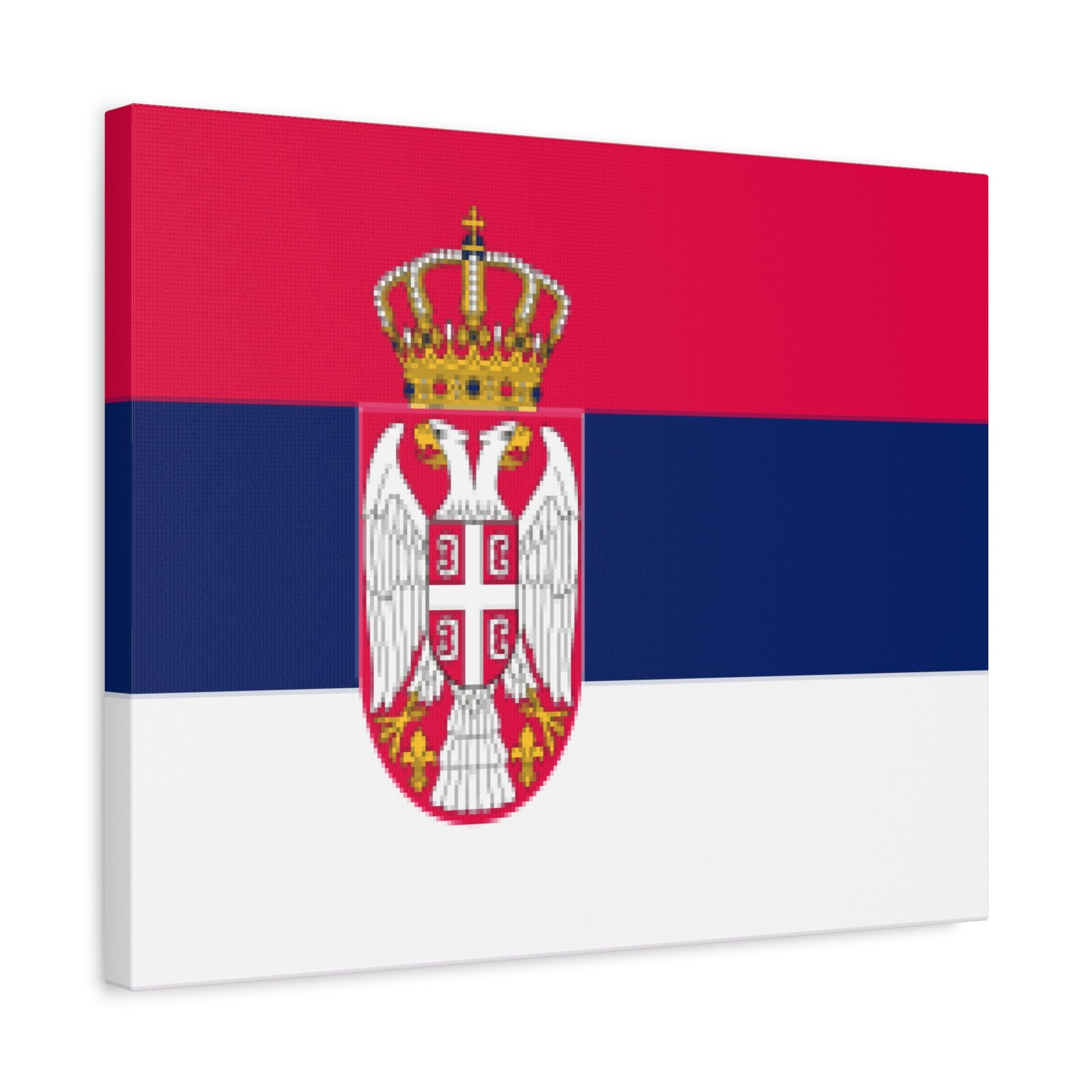 Serbia Country Flag Canvas Vibrant Wall Art Unframed Home Decor-Express Your Love Gifts