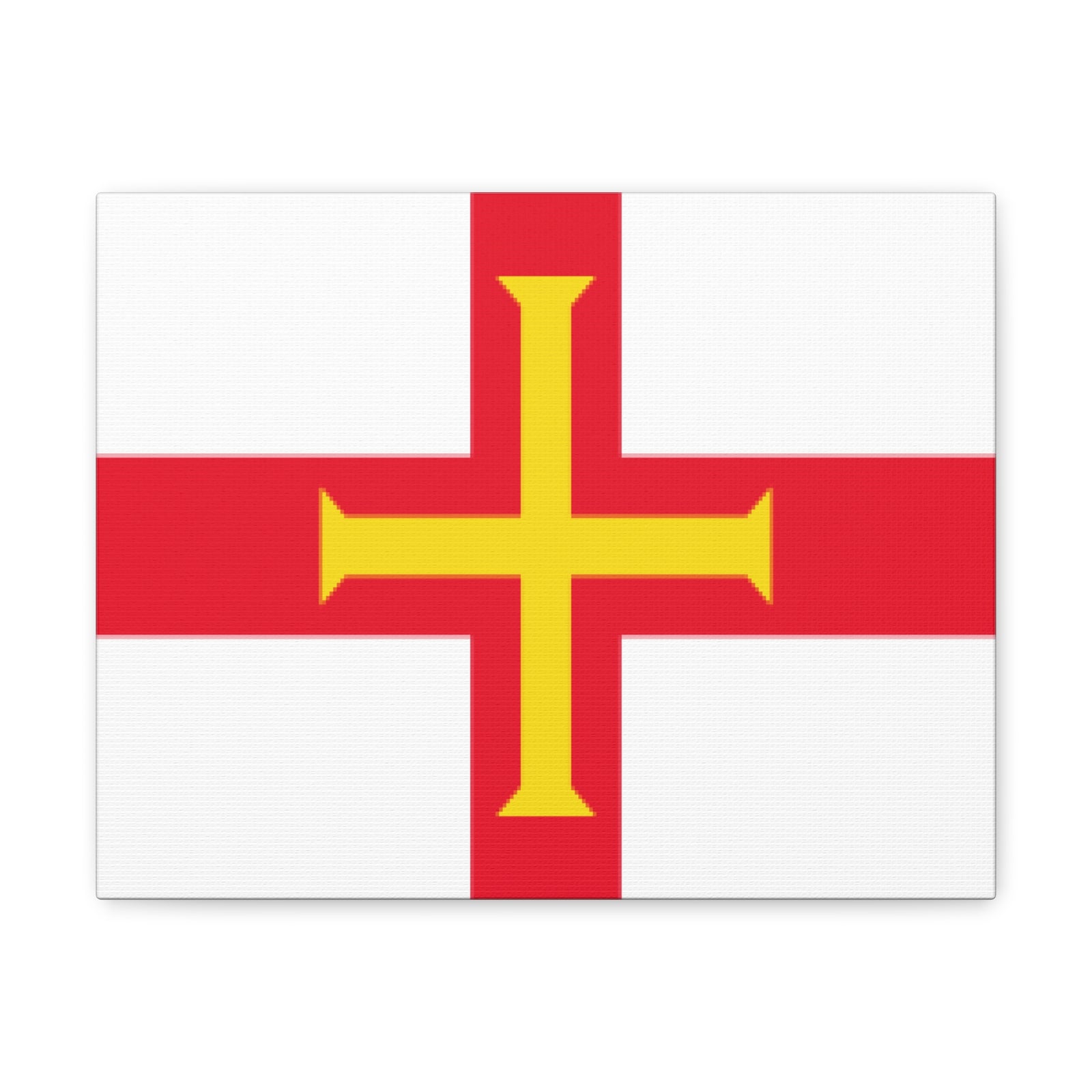 Guernsey Country Flag Canvas Vibrant Wall Art Unframed Home Decor-Express Your Love Gifts
