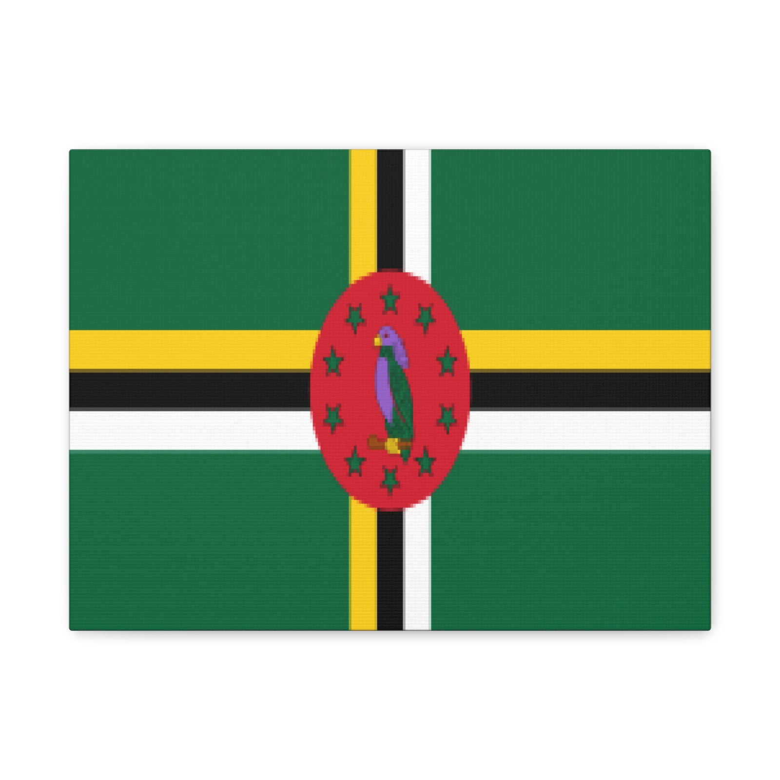 Dominica Country Flag Canvas Vibrant Wall Art Unframed Home Decor-Express Your Love Gifts