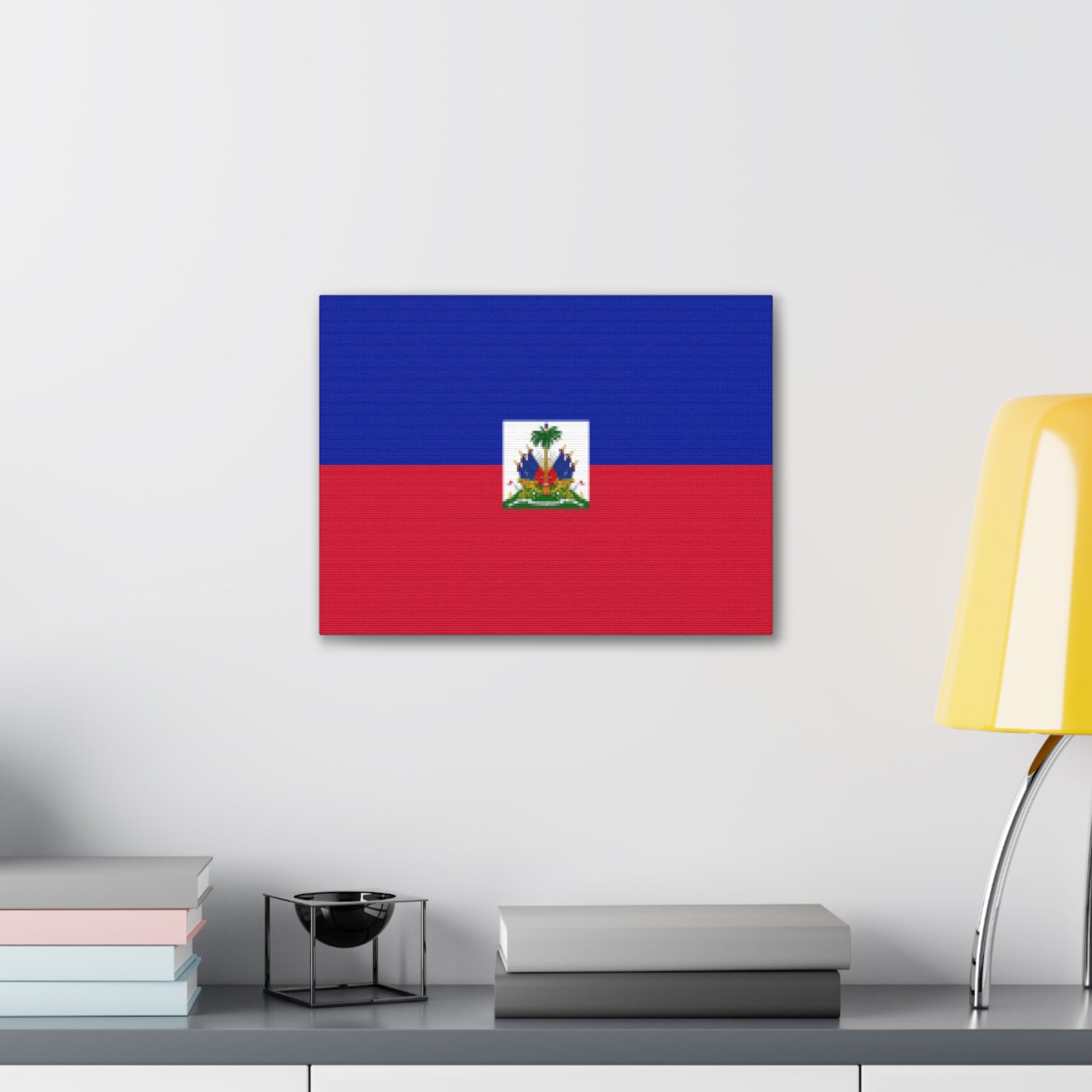 Haiti Country Flag Canvas Vibrant Wall Art Unframed Home Decor-Express Your Love Gifts