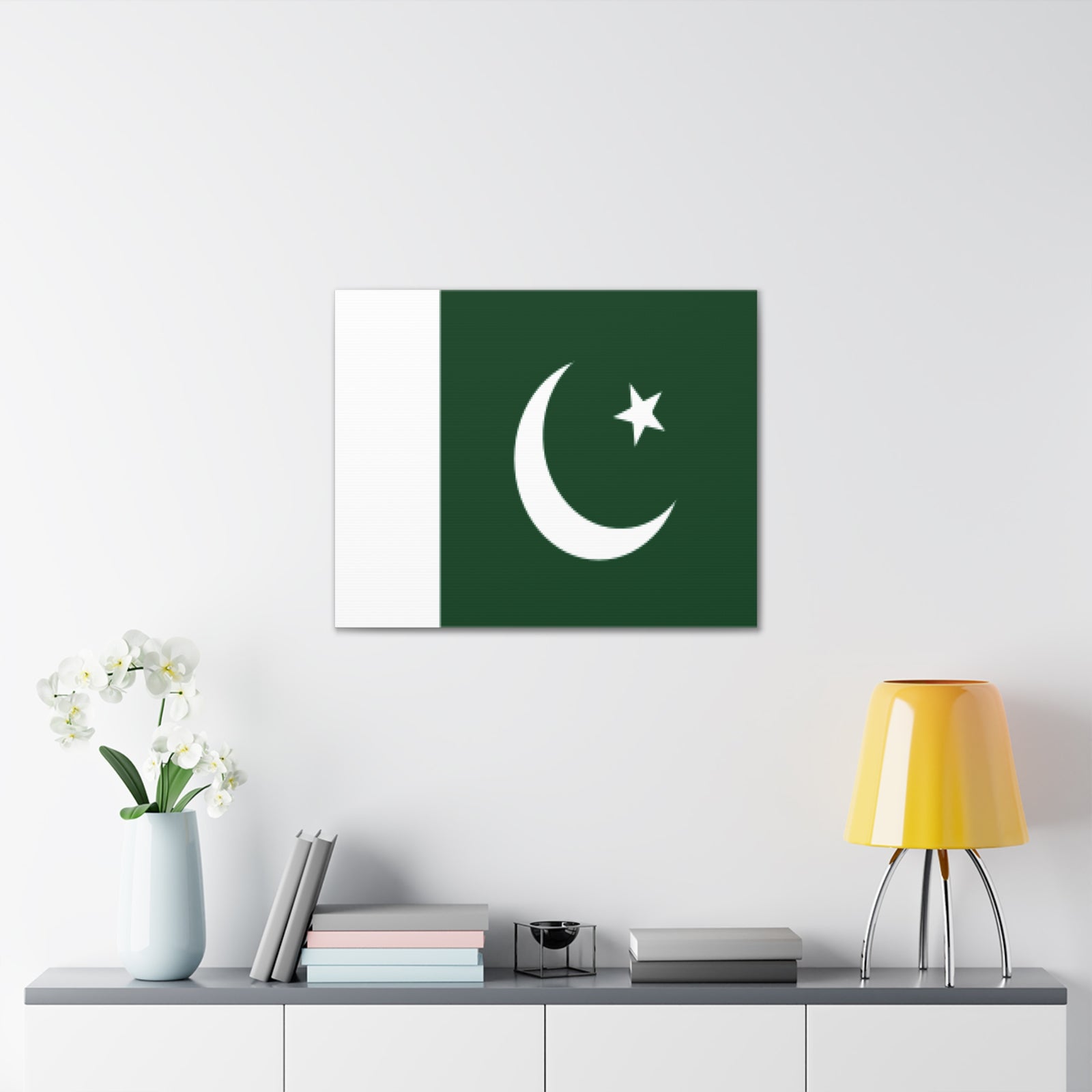 Pakistan Country Flag Canvas Vibrant Wall Art Unframed Home Decor-Express Your Love Gifts