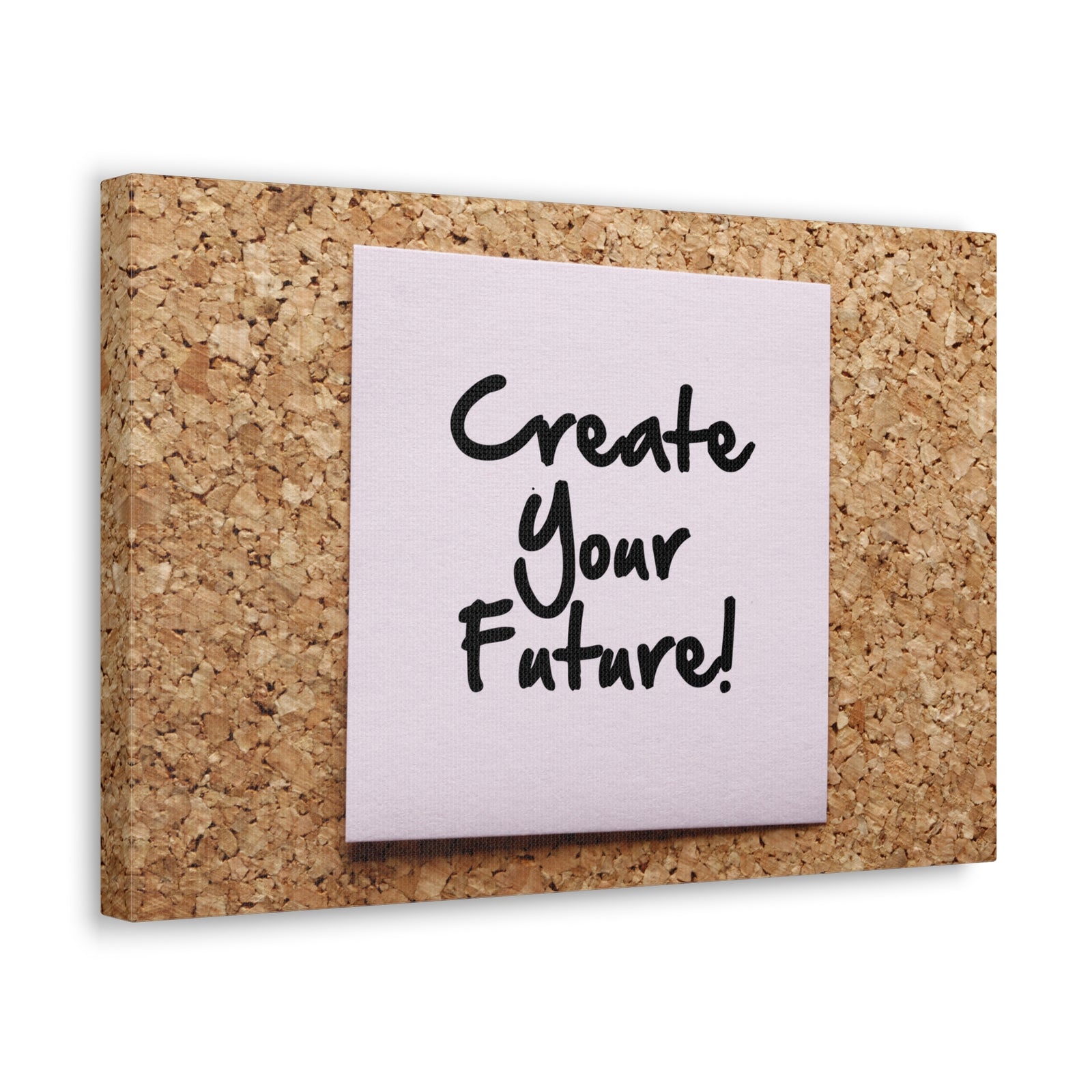 Inspirational Quote Canvas Create Your Future Motivational Print Ready to Hang Artwork-Express Your Love Gifts