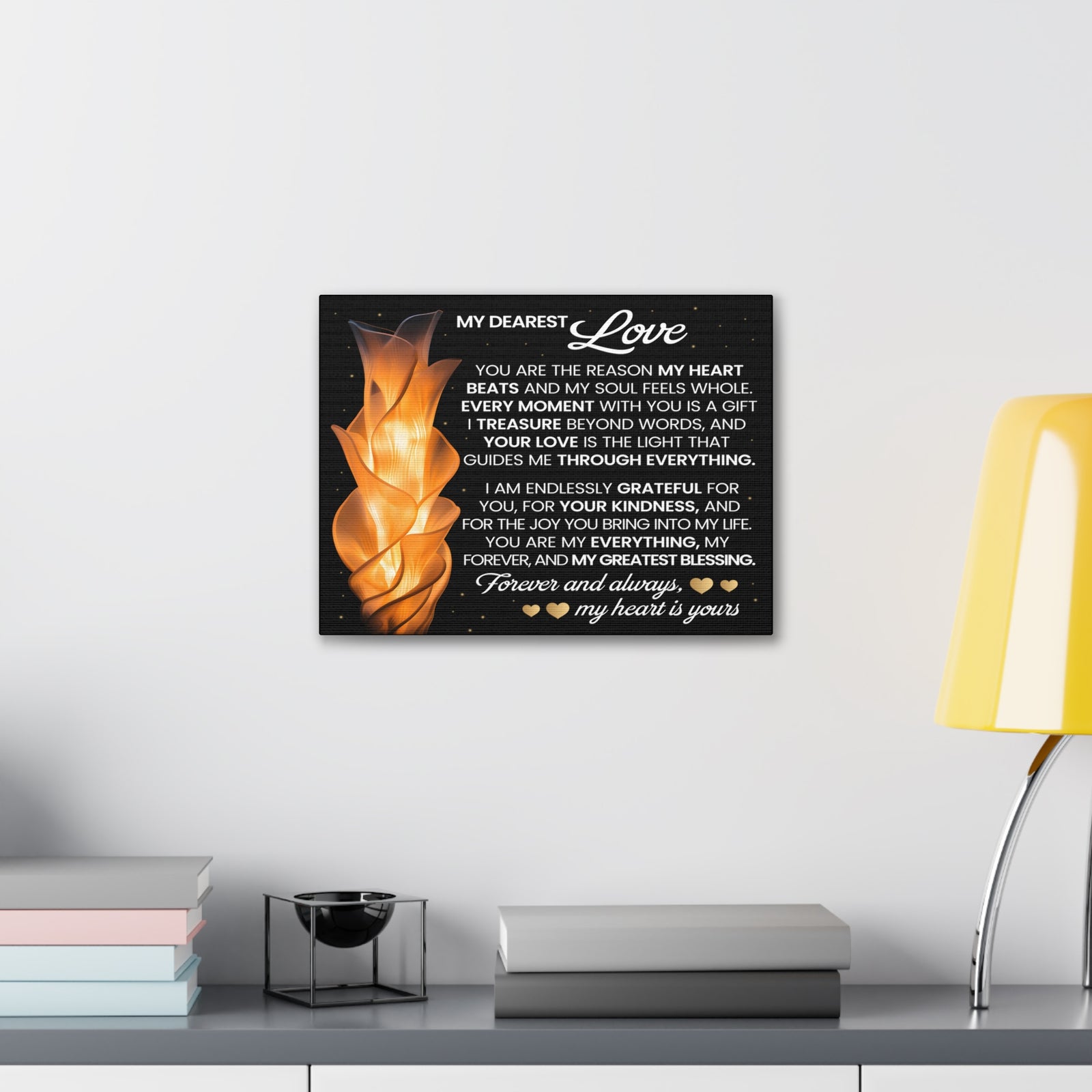 You Are The Reason Romantic Inspirational Print Ready to Hang Artwork Unframed-Express Your Love Gifts