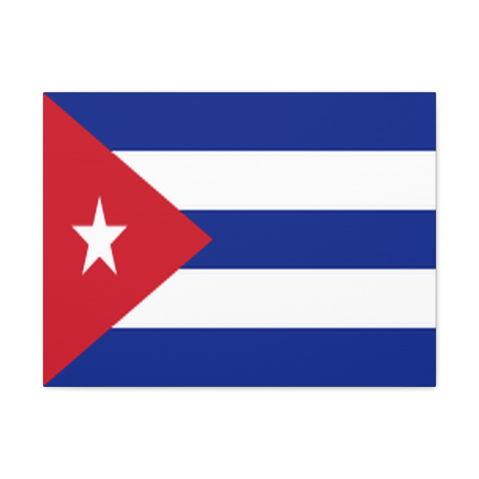 Cuba Country Flag Canvas Vibrant Wall Art Unframed Home Decor-Express Your Love Gifts
