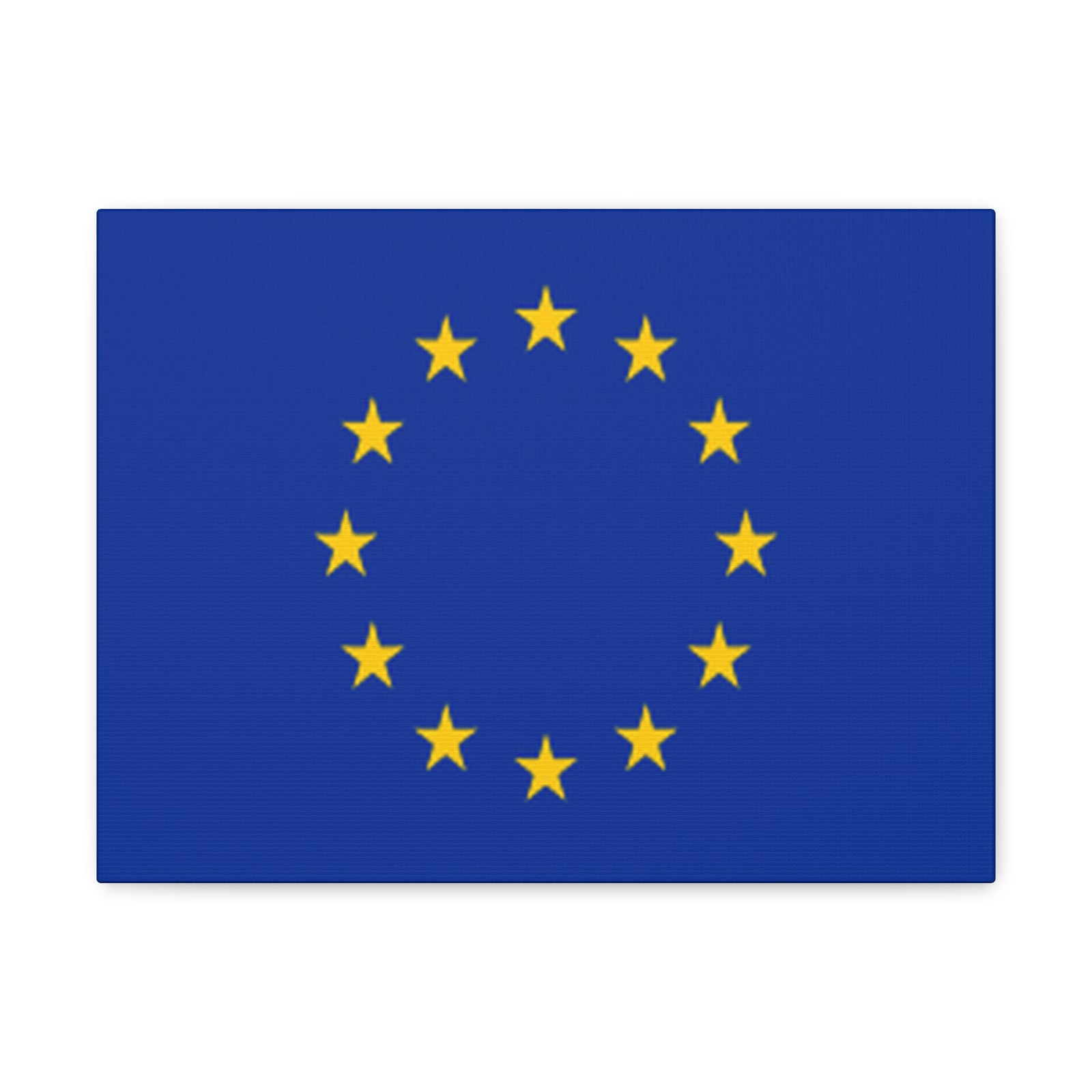 European Union Country Flag Canvas Vibrant Wall Art Unframed Home Decor-Express Your Love Gifts