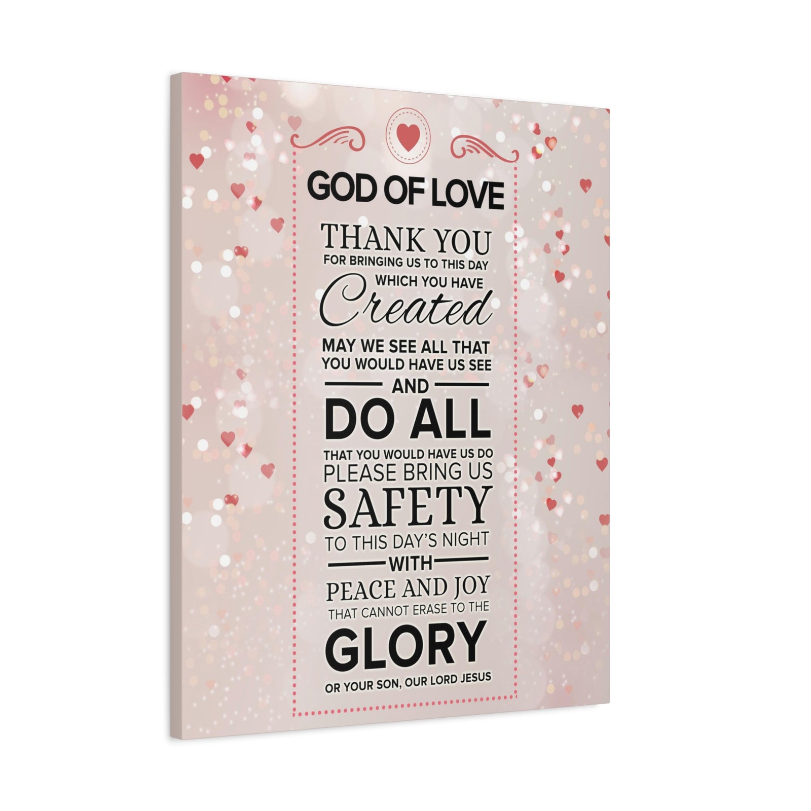 Scripture Walls God of Love Psalm 100:4 Prayer Wall Decor Bible Print Ready to Hang Wall Art-Express Your Love Gifts