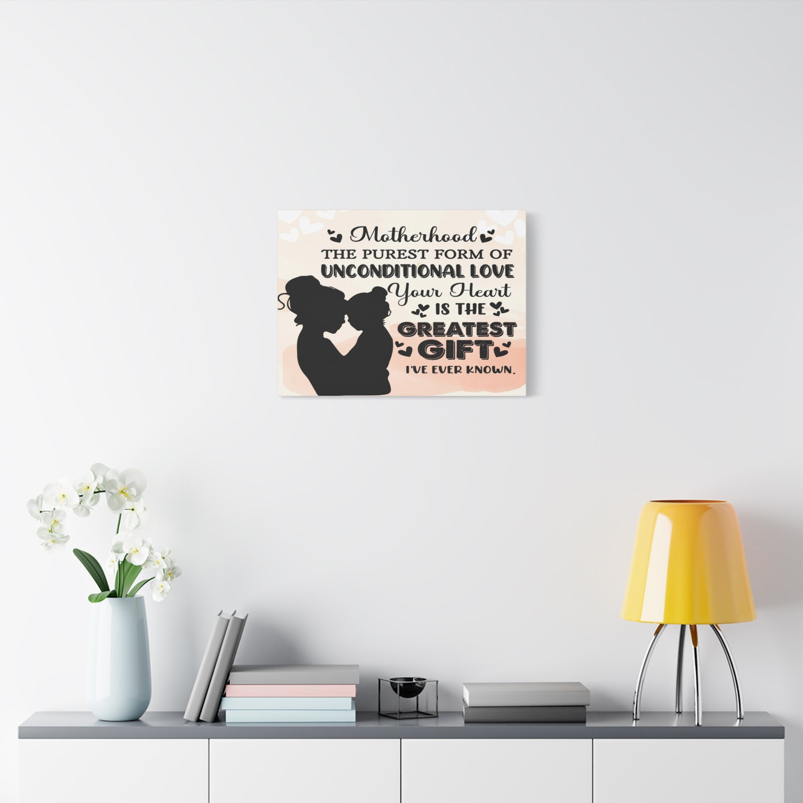 To Mom Greatest Gift Inspirational Quote – Elegant Home Décor-Express Your Love Gifts