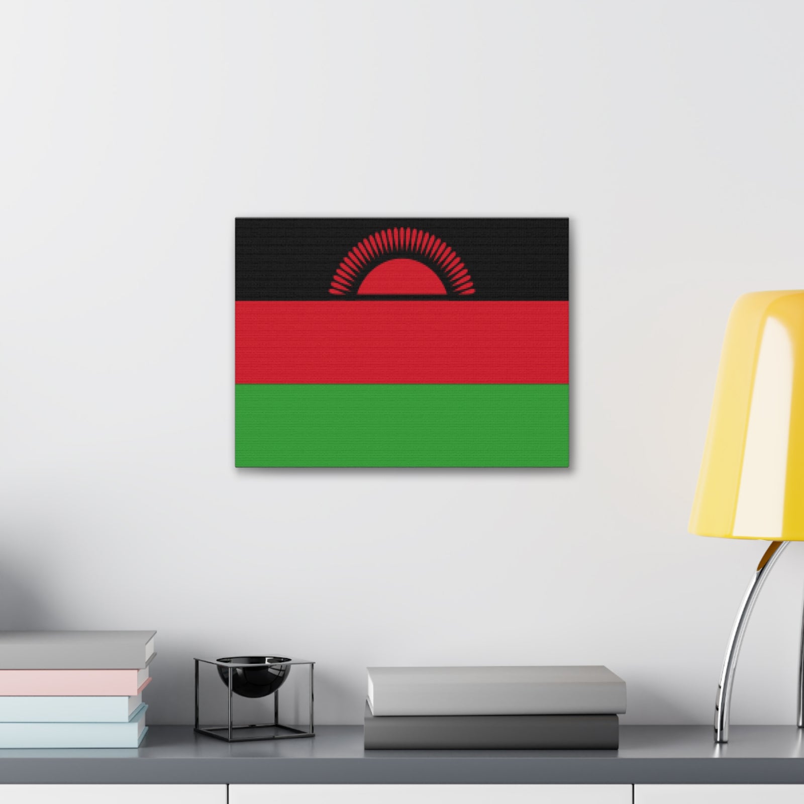 Malawi Country Flag Canvas Vibrant Wall Art Unframed Home Decor-Express Your Love Gifts