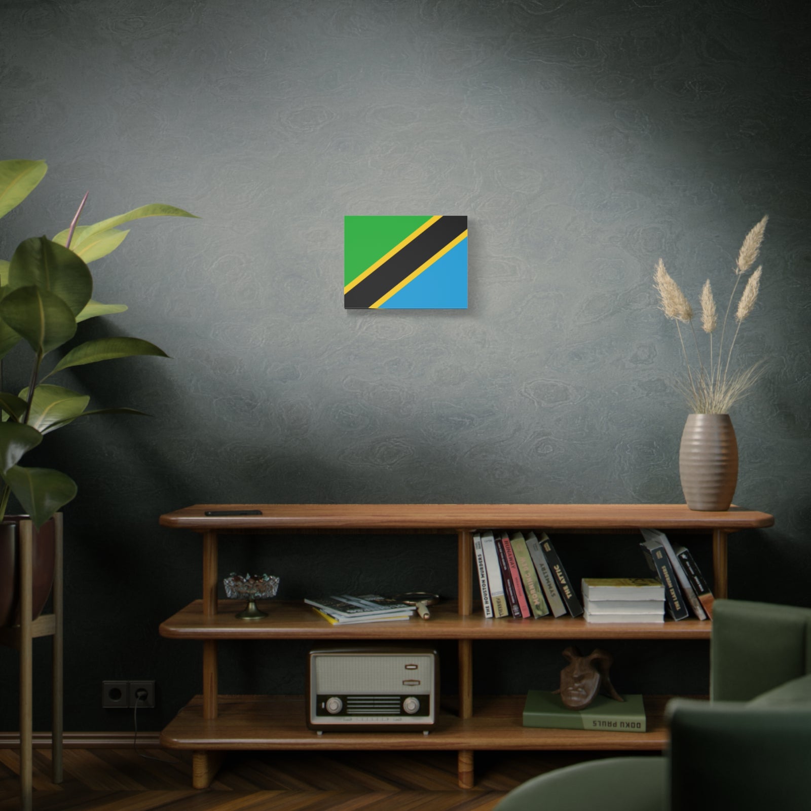 Tanzania Country Flag Canvas Vibrant Wall Art Unframed Home Decor-Express Your Love Gifts