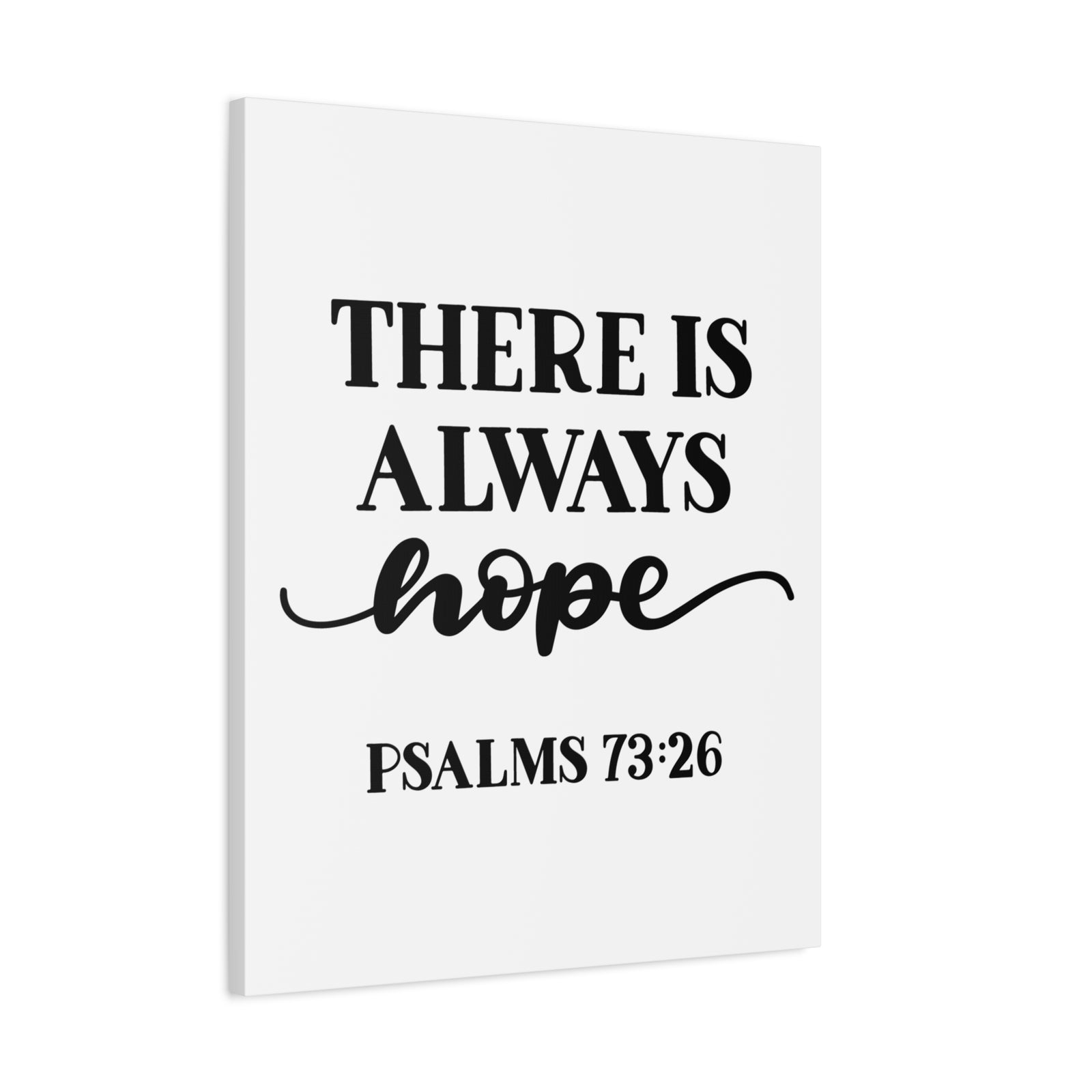 Scripture Canvas Hope Psalms 73:26 Christian Wall Art Bible Verse Print Ready to Hang-Express Your Love Gifts