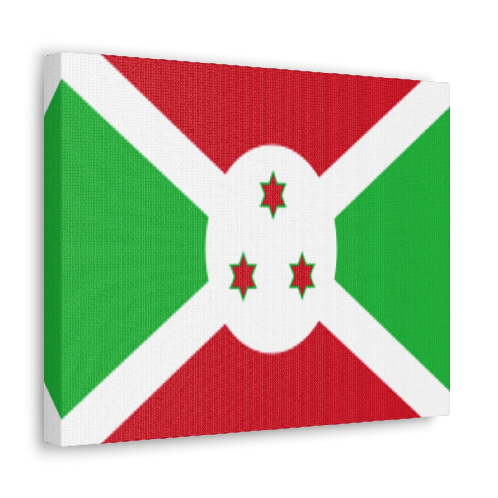 Burundi Country Flag Canvas Vibrant Wall Art Unframed Home Decor-Express Your Love Gifts