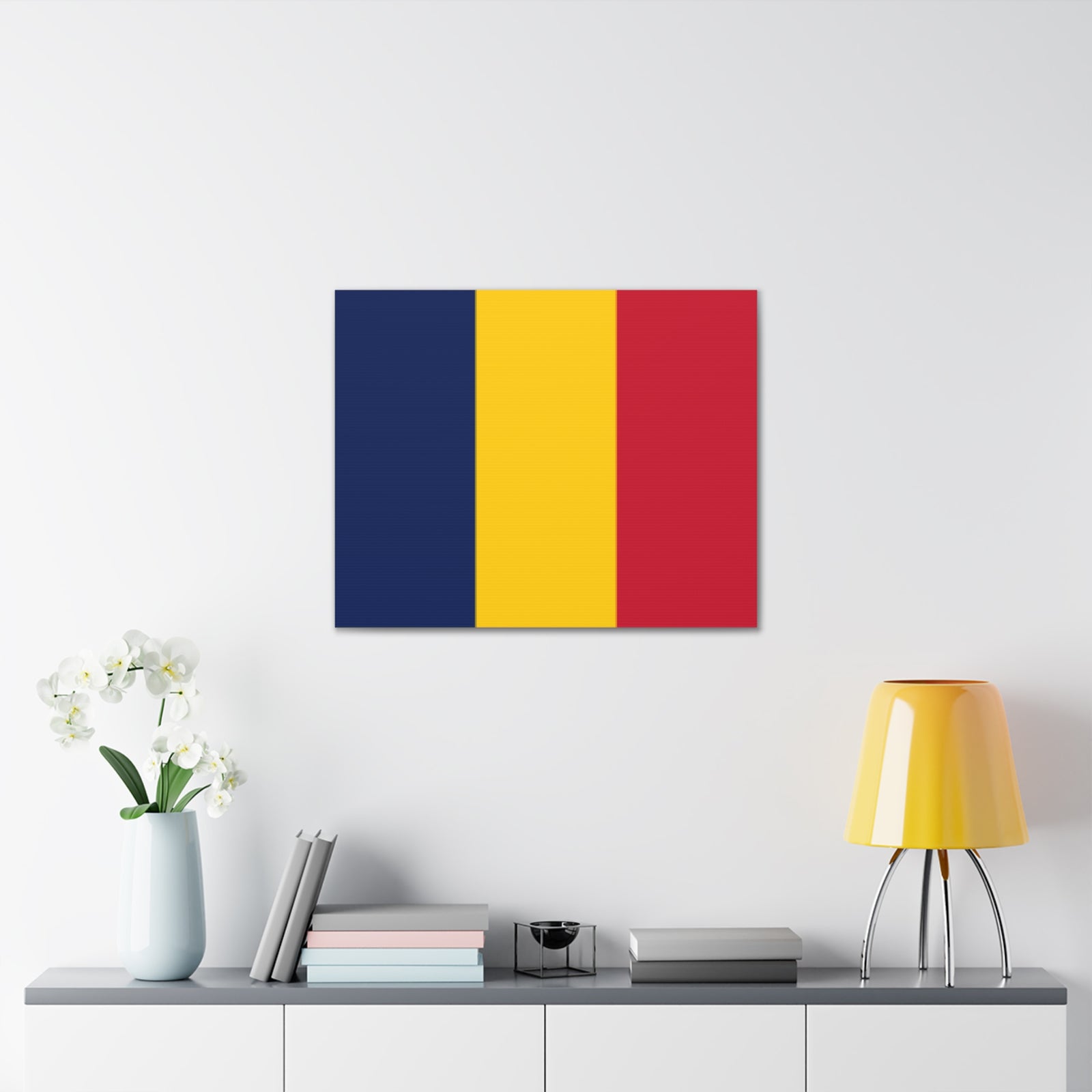 Chad Country Flag Canvas Vibrant Wall Art Unframed Home Decor-Express Your Love Gifts