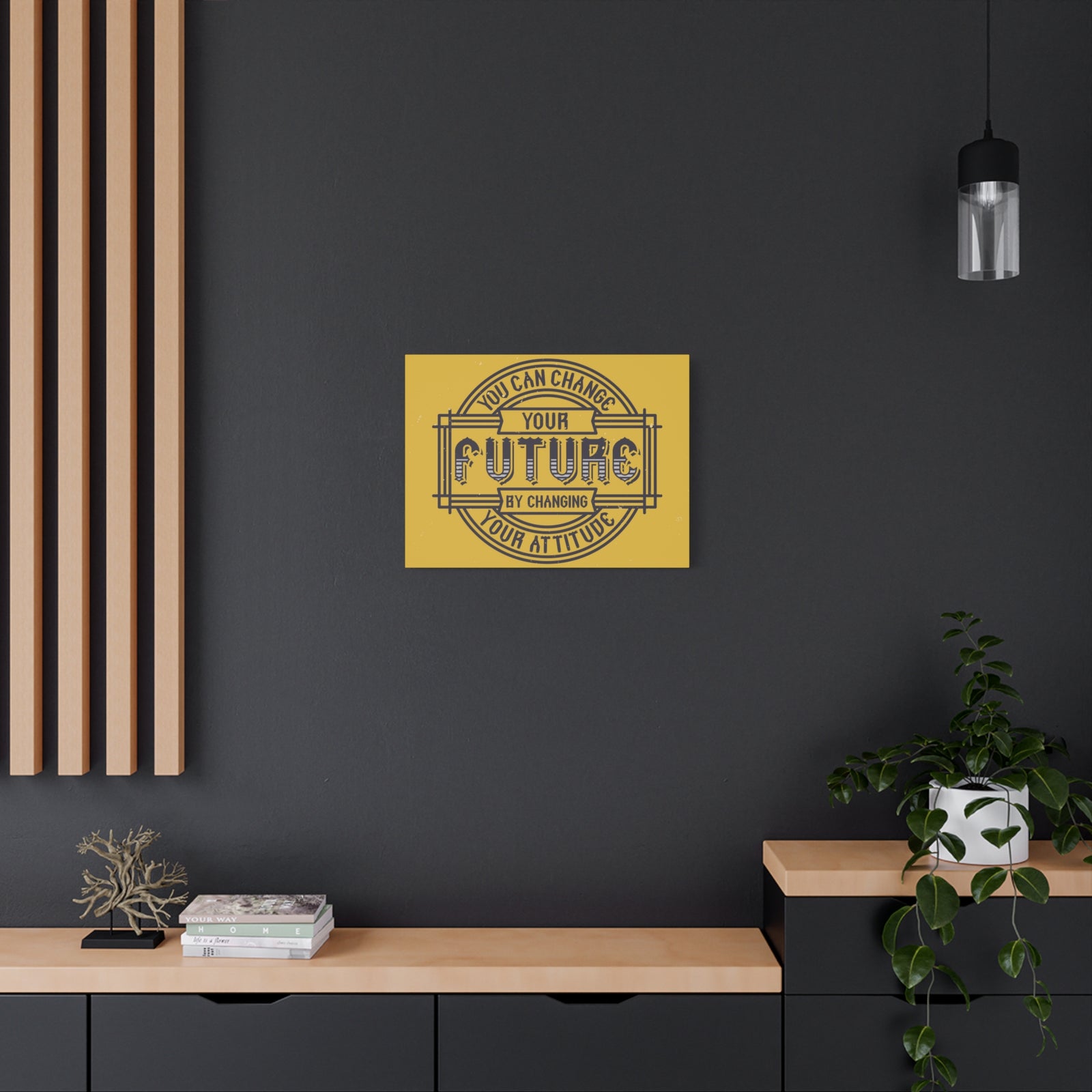 Inspirational Quote Canvas Your Future Wall Art Motivational Motto Inspiring Prints Artwork Decor Ready to Hang-Express Your Love Gifts