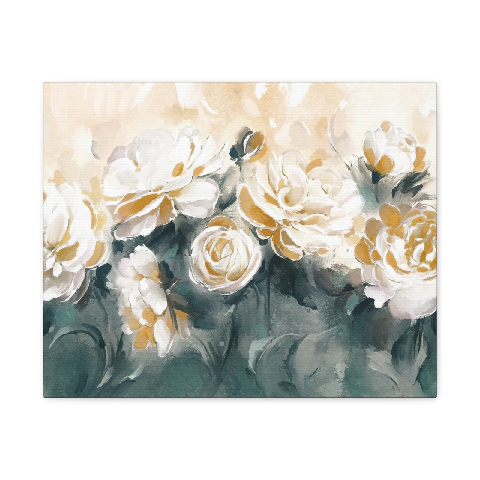 Painting With Flower Rose And Peonies Flower Canvas Wall Art for Home Decor Ready-to-Hang-Express Your Love Gifts