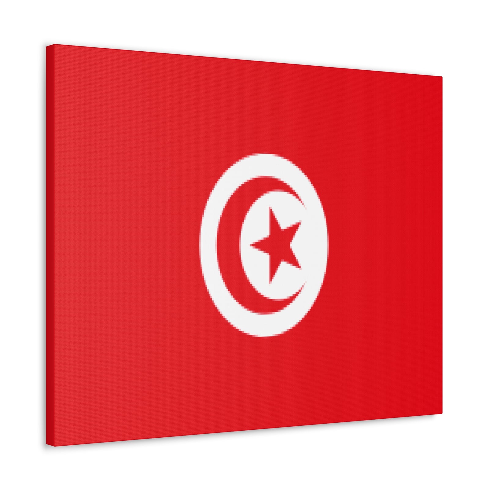 Tunisia Country Flag Canvas Vibrant Wall Art Unframed Home Decor-Express Your Love Gifts