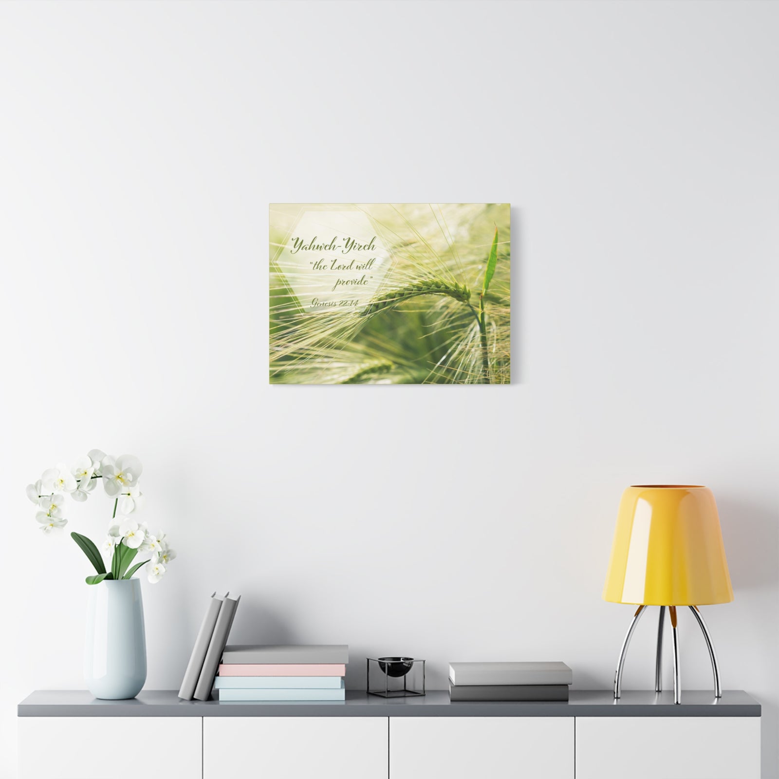 Scripture Walls The Lord Will Provide Genesis 22:14 Bible Verse Canvas Christian Wall Art Bible Verse Print Ready To Hang-Express Your Love Gifts