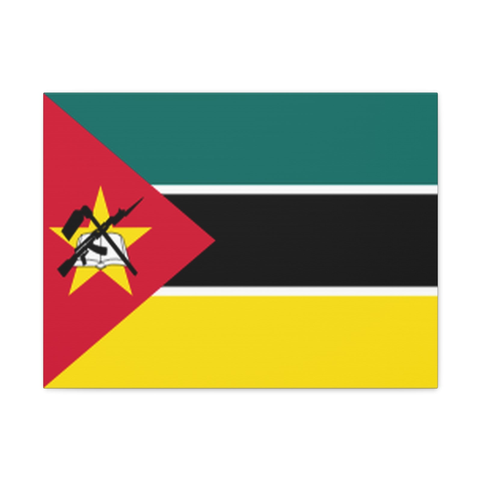 Mozambique Country Flag Canvas Vibrant Wall Art Unframed Home Decor-Express Your Love Gifts