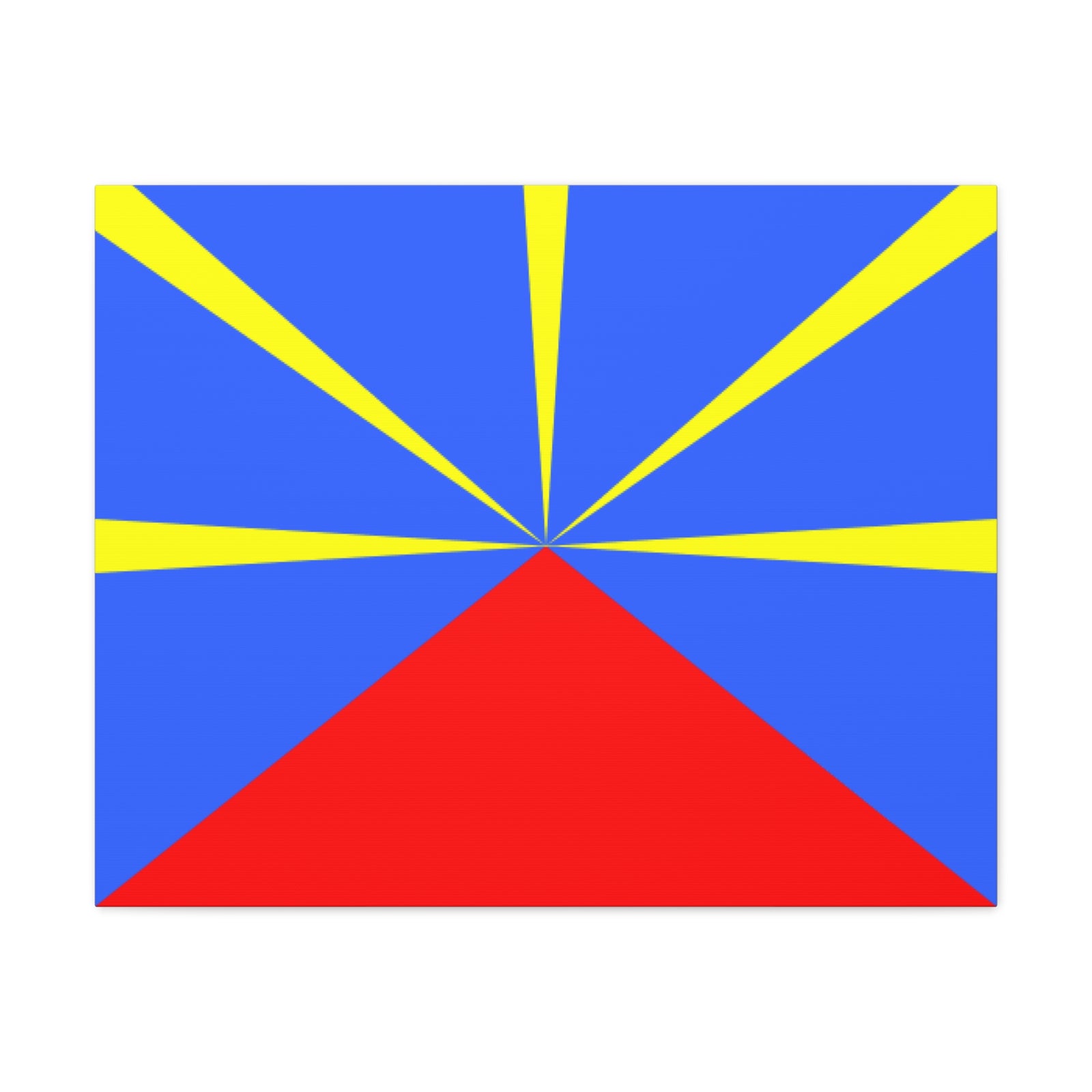 Réunion Country Flag Canvas Vibrant Wall Art Unframed Home Decor-Express Your Love Gifts