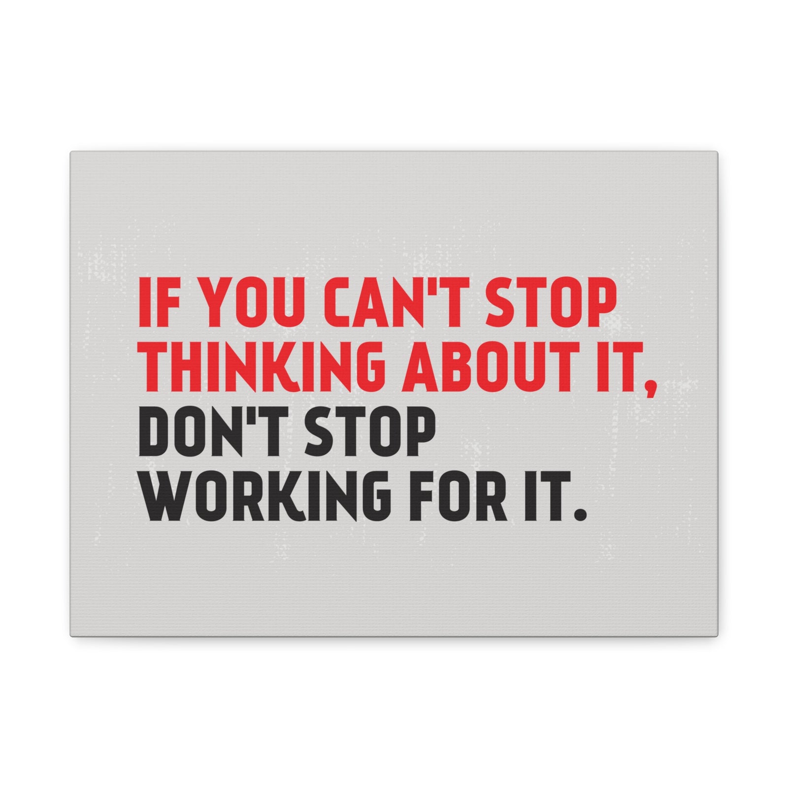 Inspirational Wall Art Thinking About It Motivation Wall Decor for Home Office Gym Inspiring Success Quote Print Ready to Hang-Express Your Love Gifts