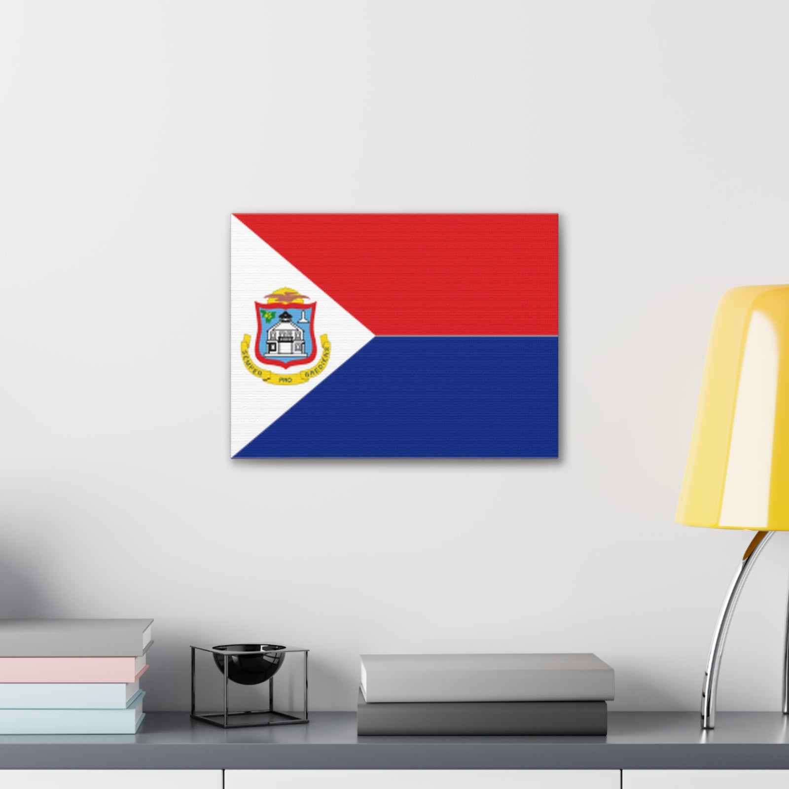 Sint Maarten Country Flag Canvas Vibrant Wall Art Unframed Home Decor-Express Your Love Gifts