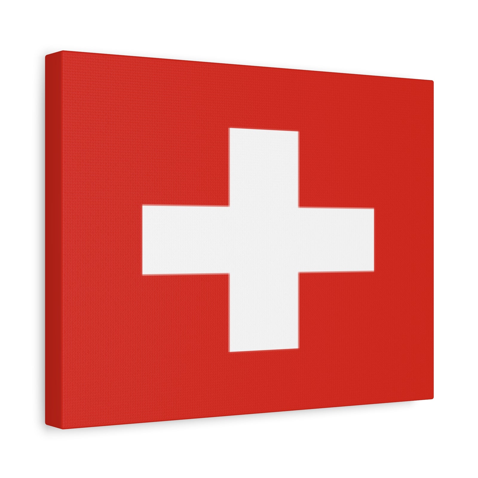Switzerland Country Flag Canvas Vibrant Wall Art Unframed Home Decor-Express Your Love Gifts