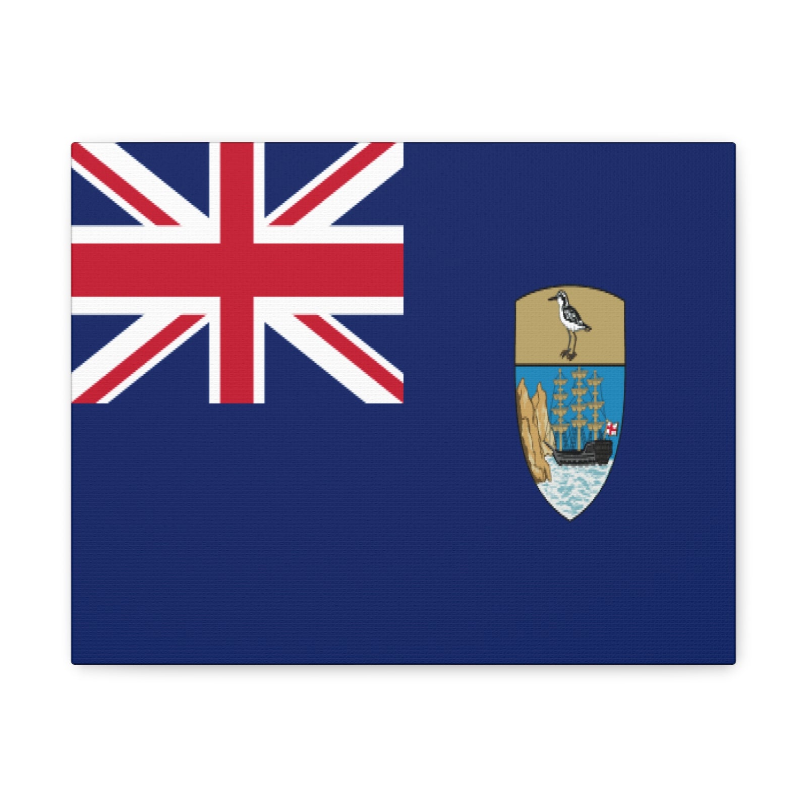 Saint Helena, Ascension and Tristan da Cunha Country Flag Canvas Vibrant Wall Art Unframed Home Decor-Express Your Love Gifts