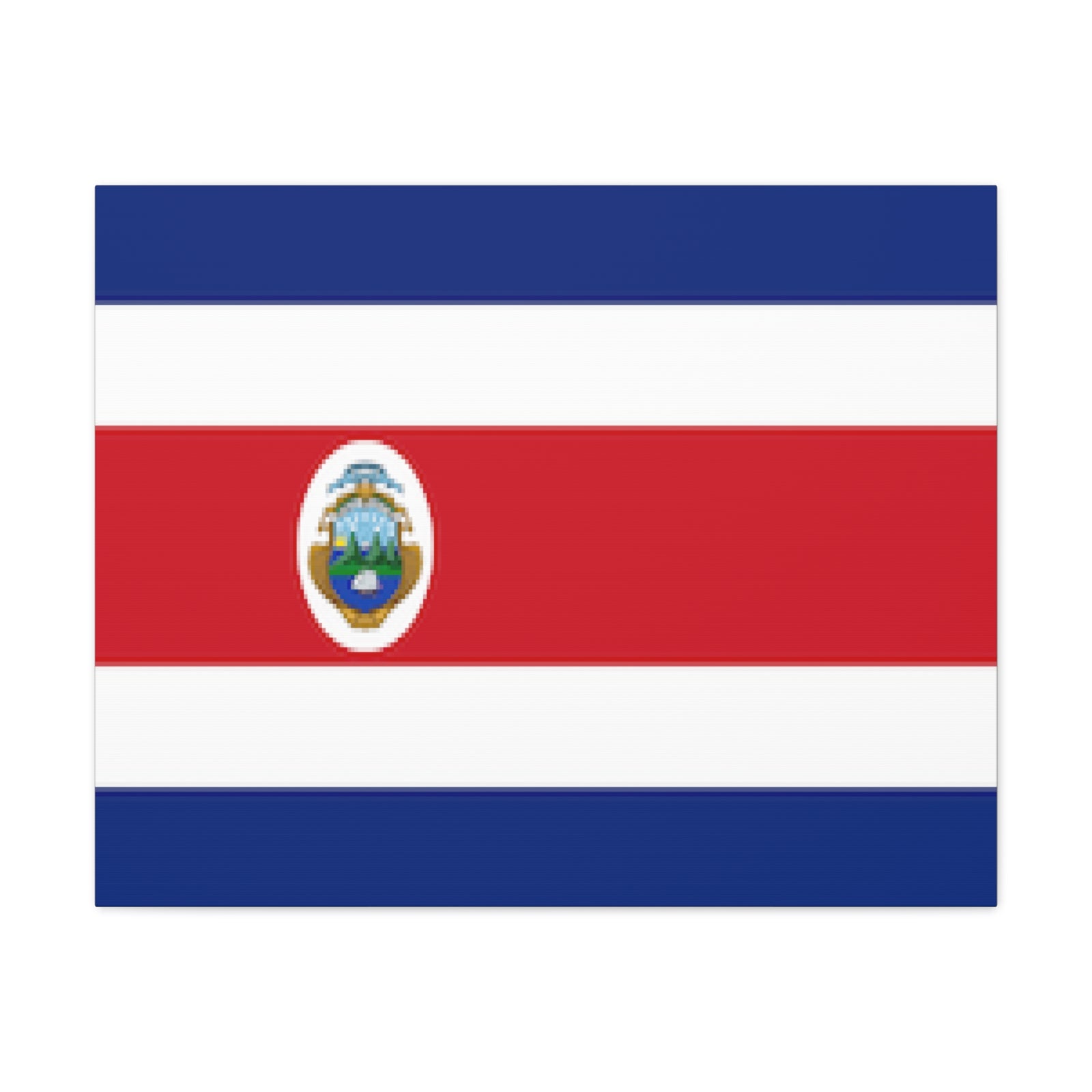 Costa Rica Country Flag Canvas Vibrant Wall Art Unframed Home Decor-Express Your Love Gifts