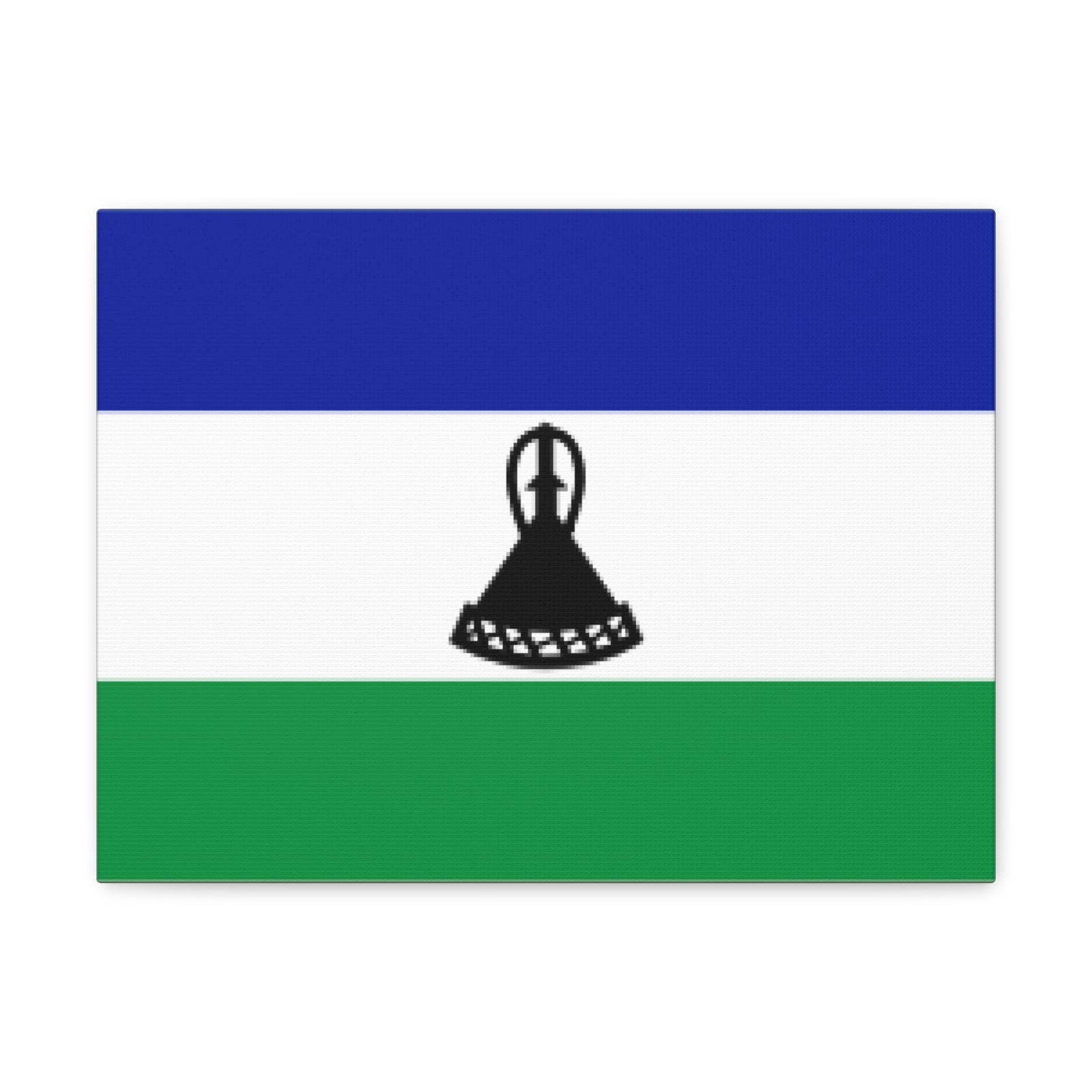 Lesotho Country Flag Canvas Vibrant Wall Art Unframed Home Decor-Express Your Love Gifts