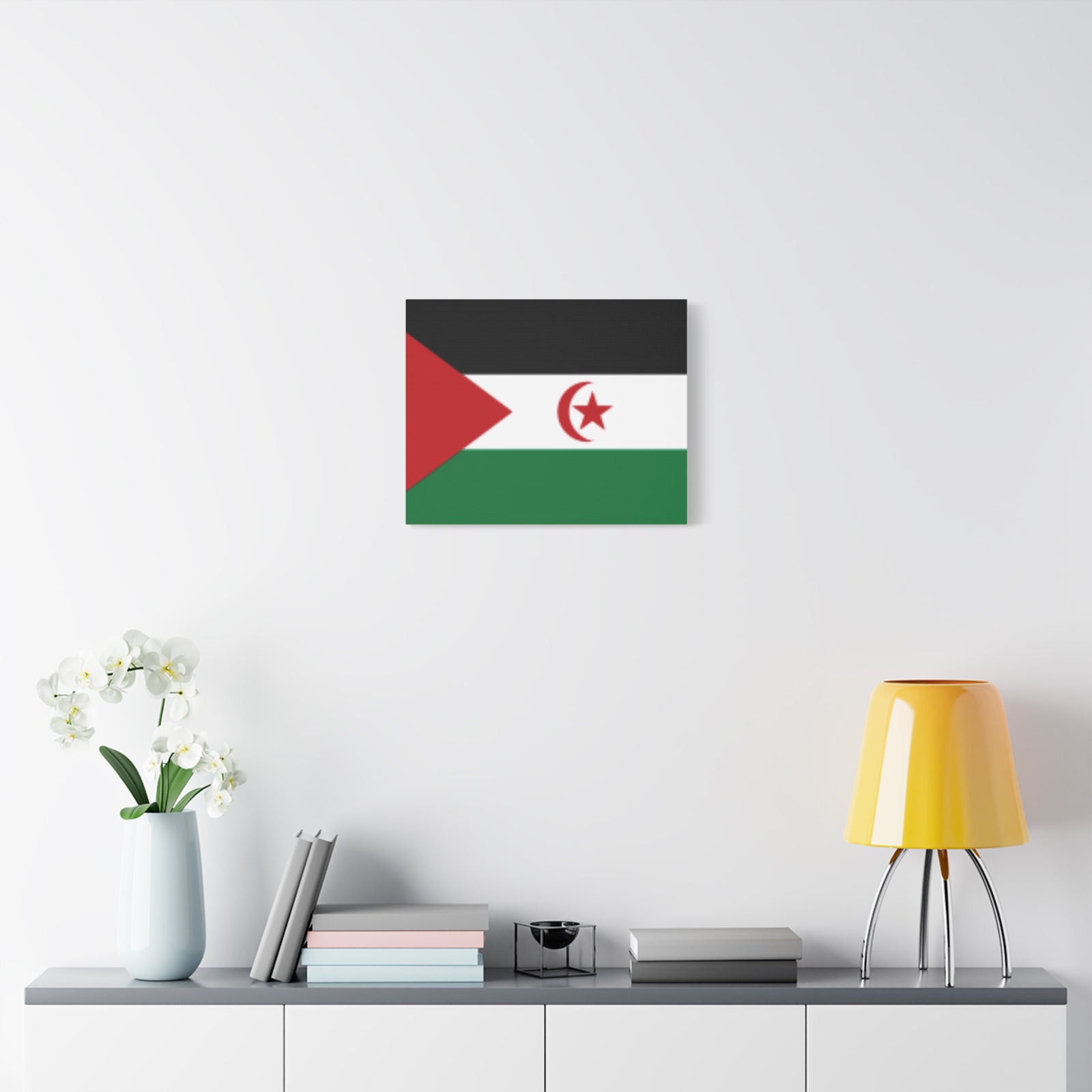 Western Sahara Country Flag Canvas Vibrant Wall Art Unframed Home Decor-Express Your Love Gifts
