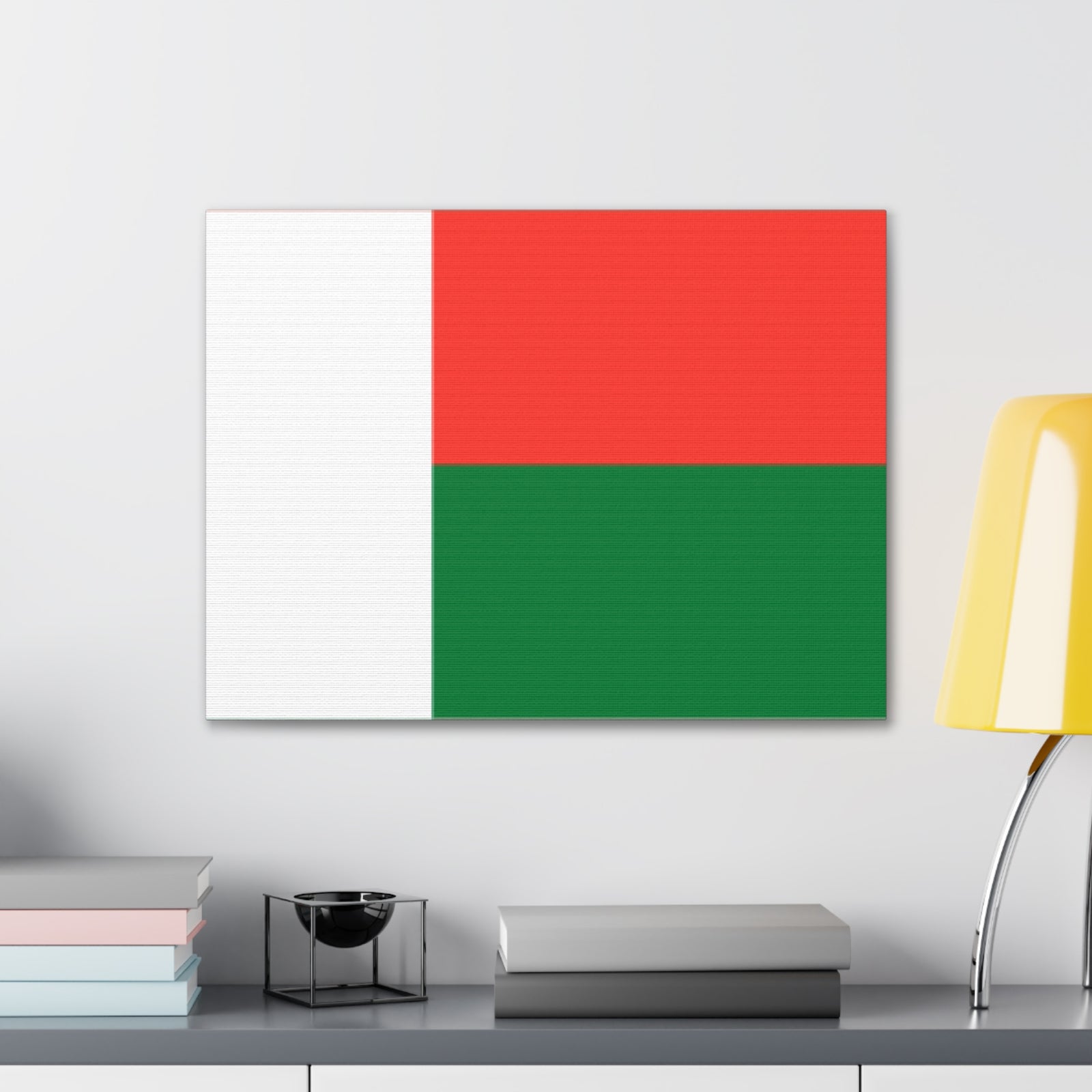 Madagascar Country Flag Canvas Vibrant Wall Art Unframed Home Decor-Express Your Love Gifts