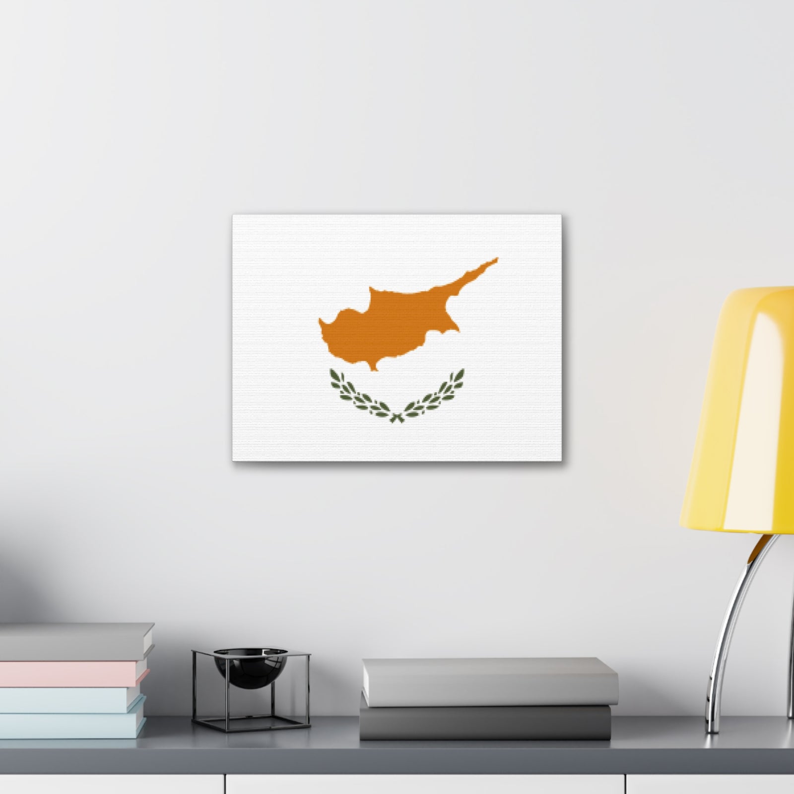 Cyprus Country Flag Canvas Vibrant Wall Art Unframed Home Decor-Express Your Love Gifts