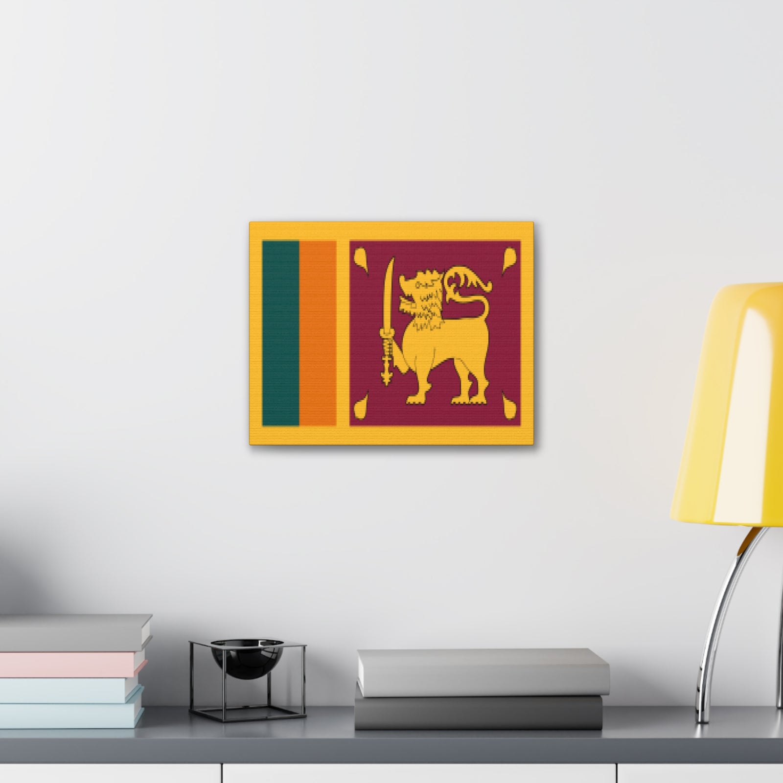 Sri Lanka Country Flag Canvas Vibrant Wall Art Unframed Home Decor-Express Your Love Gifts