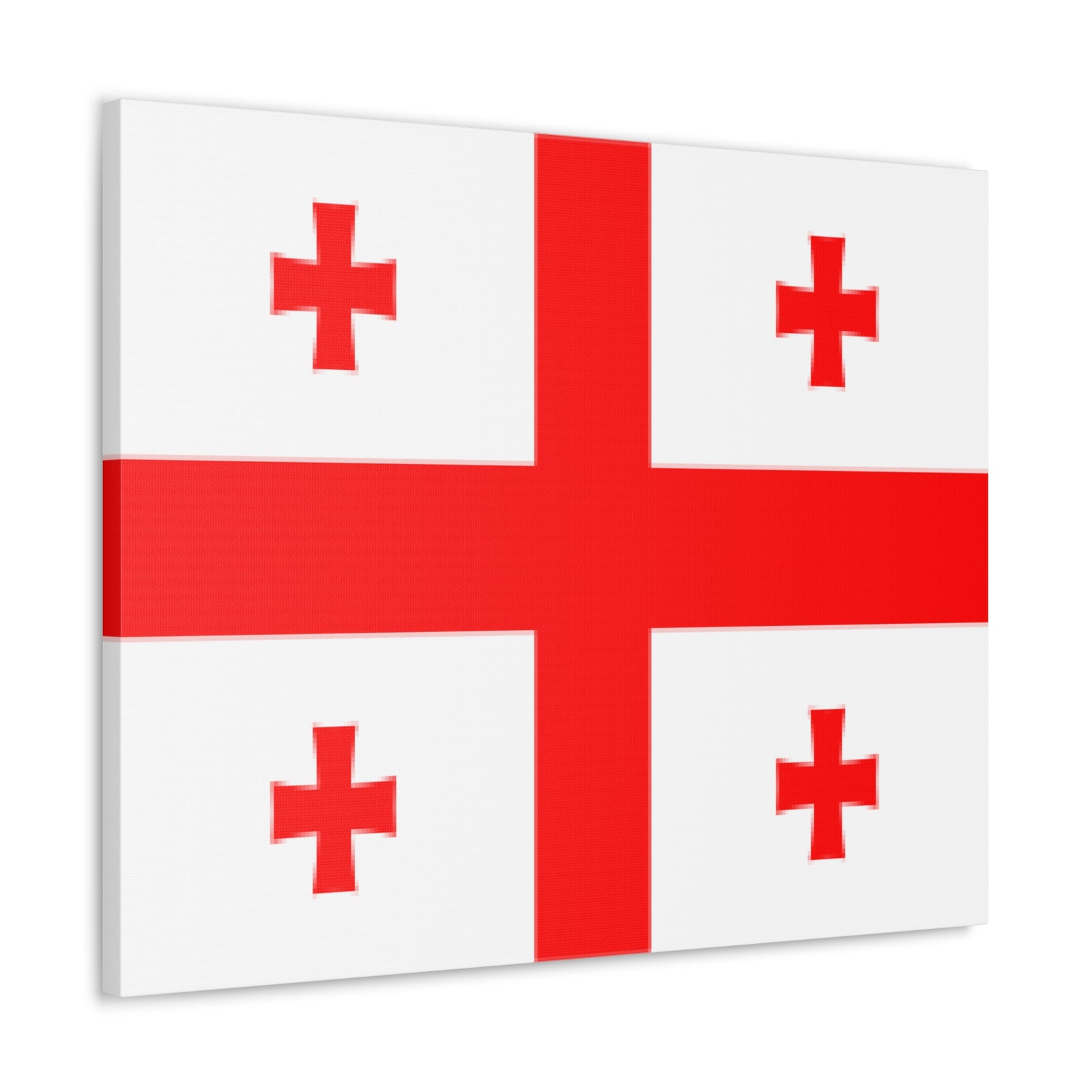 Georgia Country Flag Canvas Vibrant Wall Art Unframed Home Decor-Express Your Love Gifts