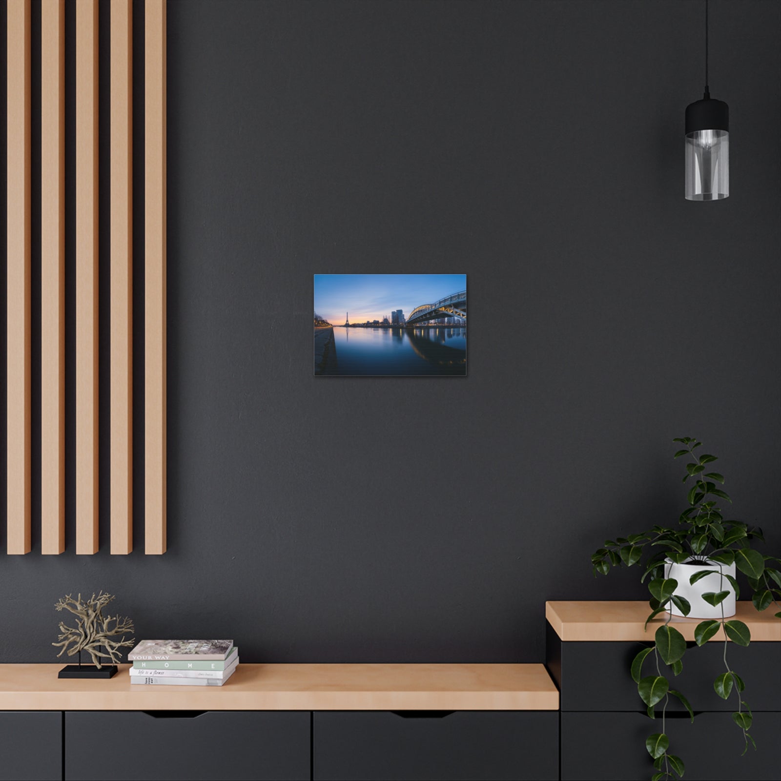 Paris Night Skyline Canvas Artwork High-Quality Breathtaking Stunning Cityscape for Home Decor Ready to Hang-Express Your Love Gifts