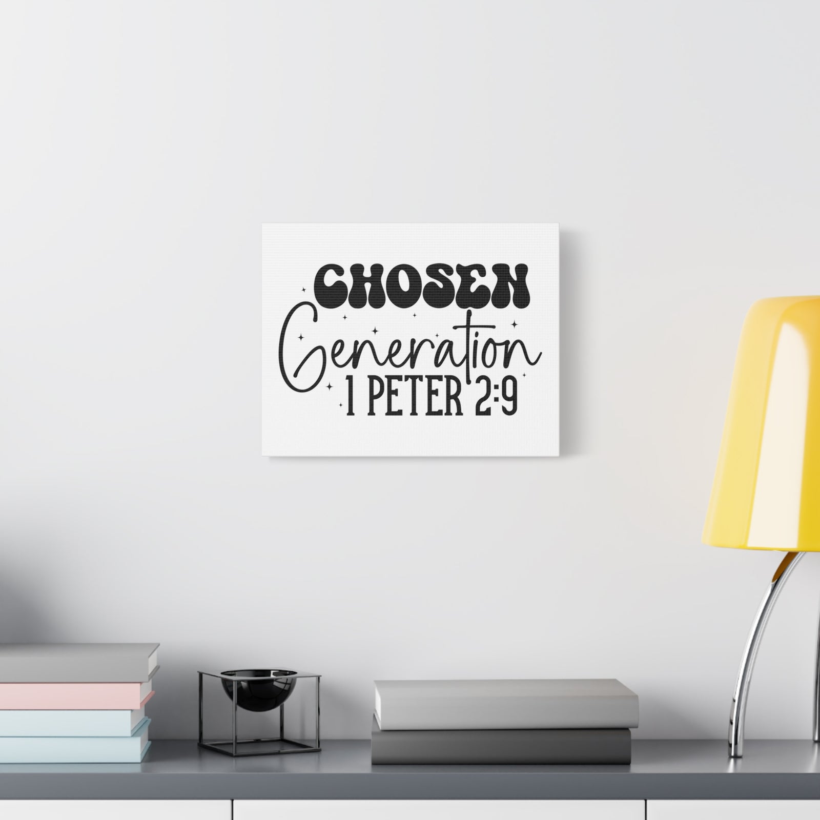 Scripture Walls 1 Peter 2:9 A Chosen Generation Bible Verse Canvas Christian Wall Art Ready to Hang Unframed-Express Your Love Gifts