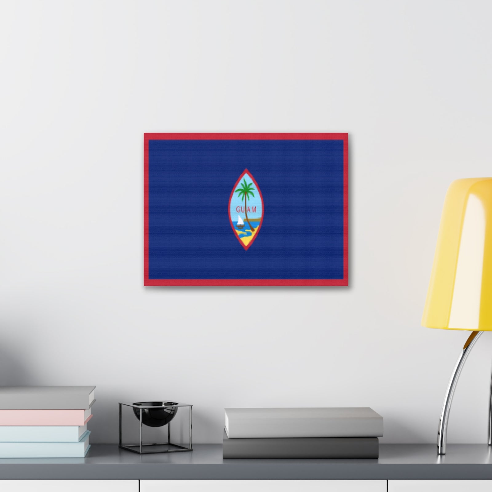 Guam Country Flag Canvas Vibrant Wall Art Unframed Home Decor-Express Your Love Gifts