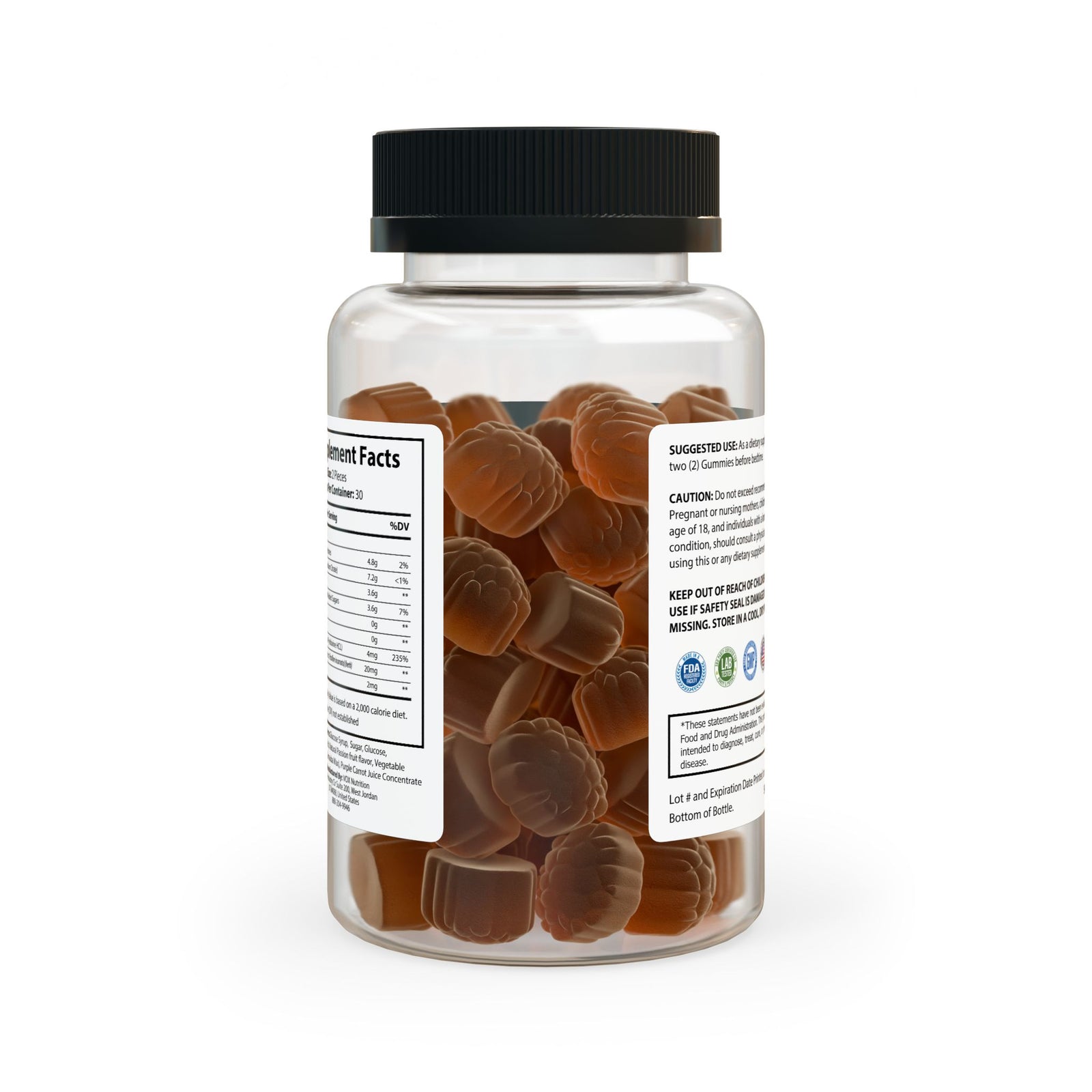 Sleep Well Gummies – Supports Sleep & Healthy Circadian Rhythms – Multi-Fruit Flavor, Non-GMO (60 Gummies)-Express Your Love Gifts