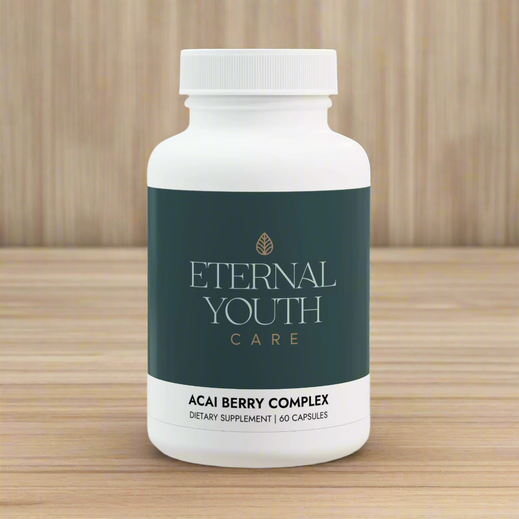 Eternal Youth Care Acai Berry Complex – Digestive Health Support 60 Vegan Capsules Non-GMO, Third-Party Tested-Express Your Love Gifts